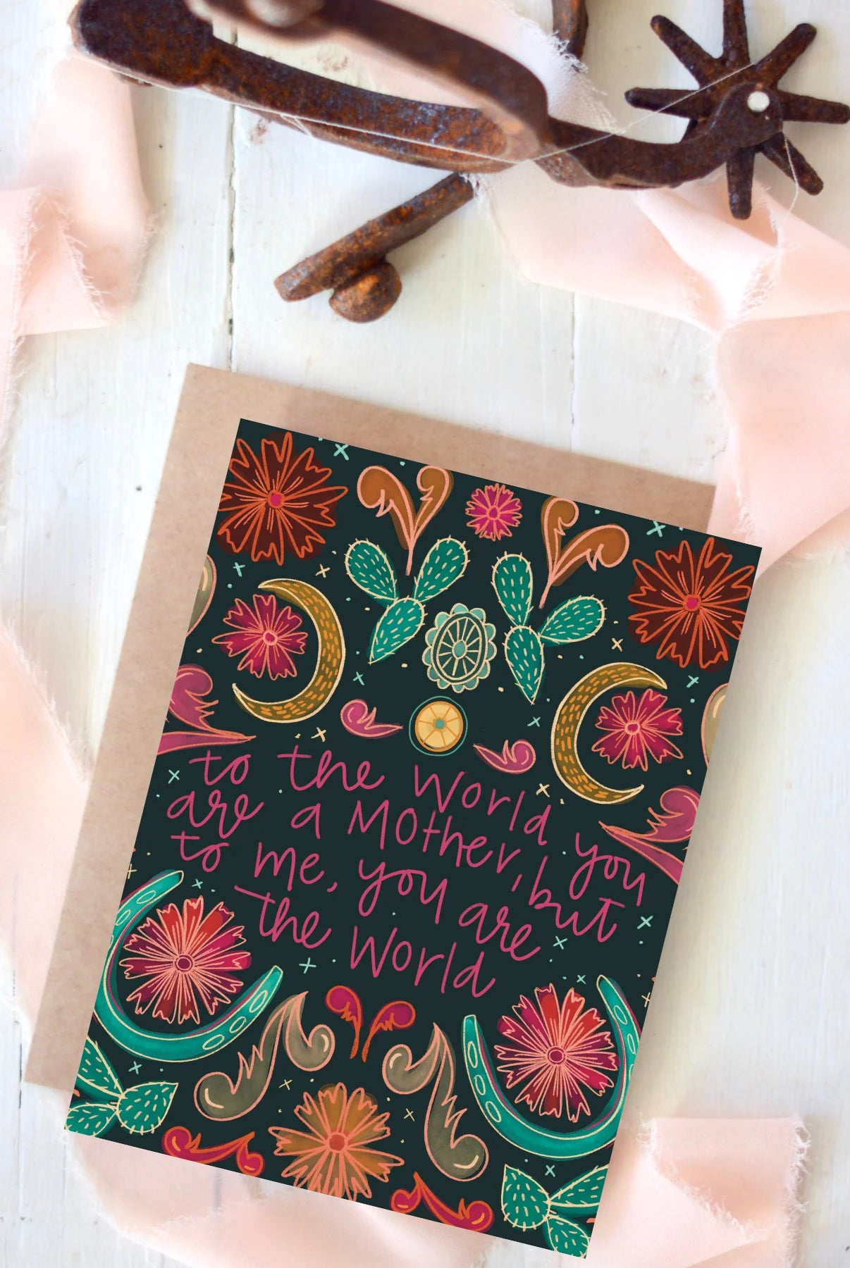 My World Mother's Day Card-Accessories-Crooked Horn Company, Online Women's Fashion Boutique in San Tan Valley, Arizona 85140