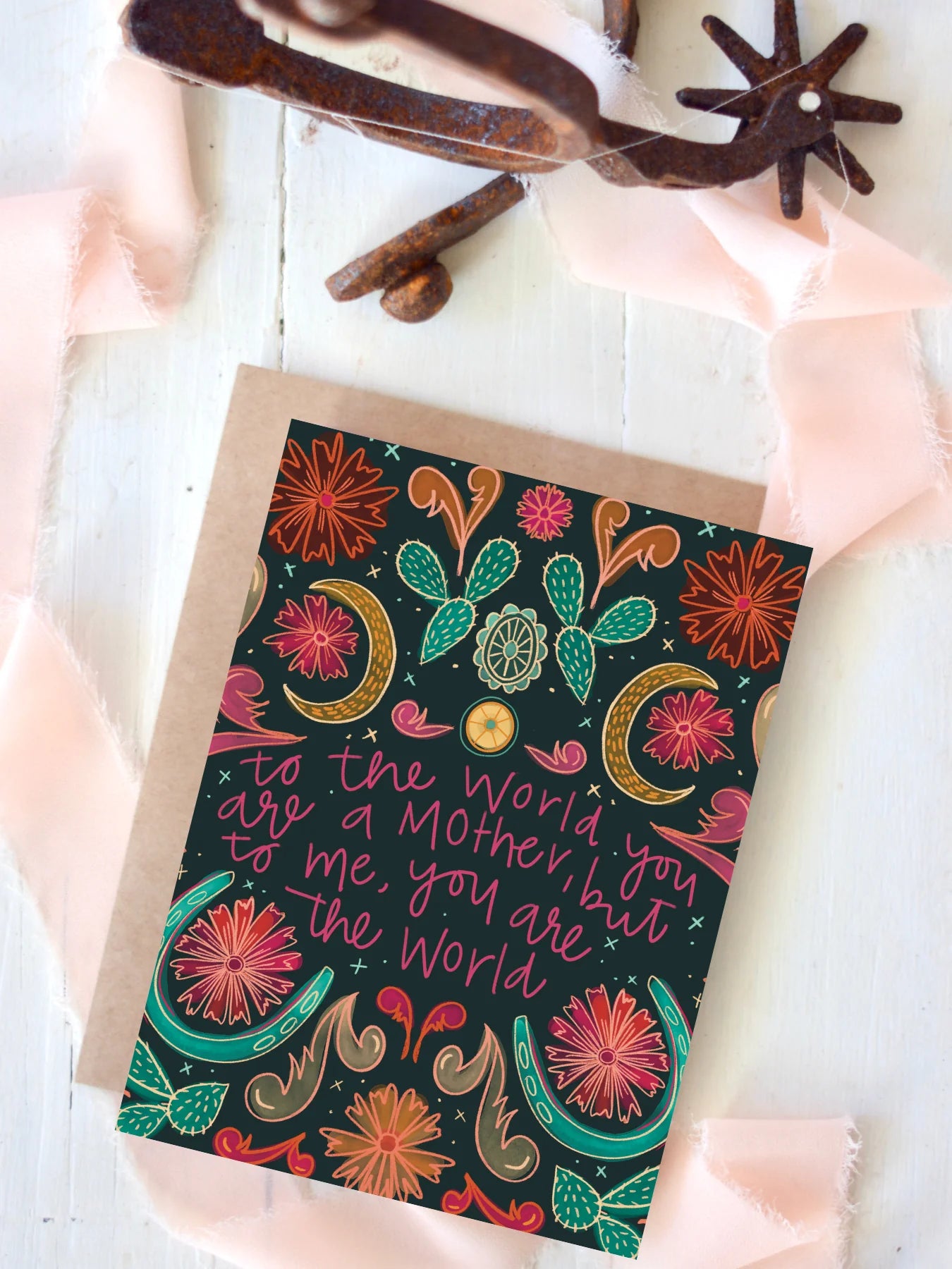 My World Mother's Day Card-Accessories-Crooked Horn Company, Online Women's Fashion Boutique in San Tan Valley, Arizona 85140