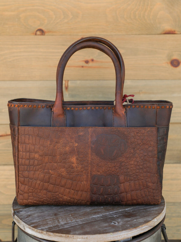 Catalina Croc Satchel Purse-Purses/Bags-Crooked Horn Company, Online Women's Fashion Boutique in San Tan Valley, Arizona 85140