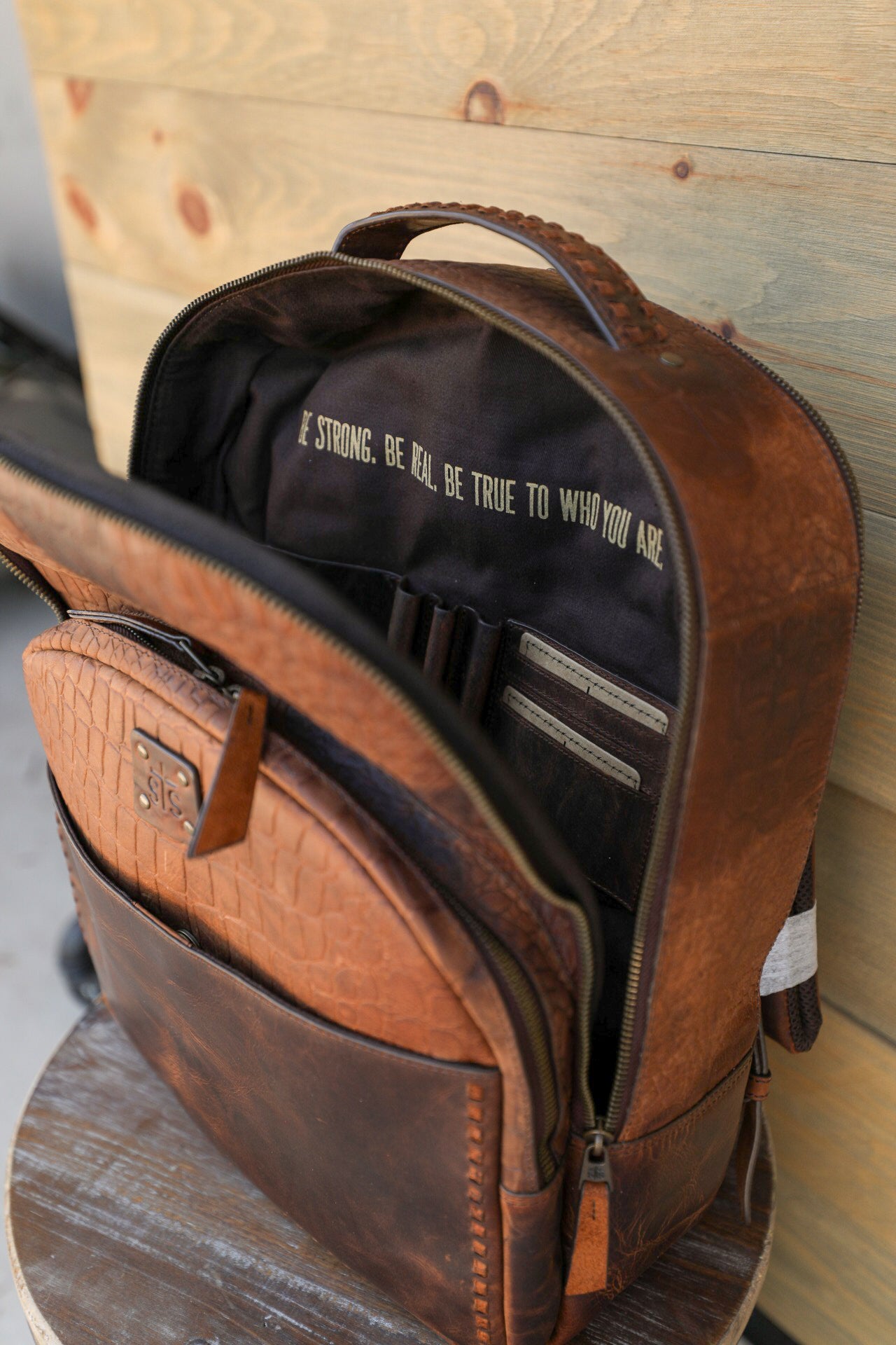 Catalina Croc Backpack-Purses/Bags-Crooked Horn Company, Online Women's Fashion Boutique in San Tan Valley, Arizona 85140