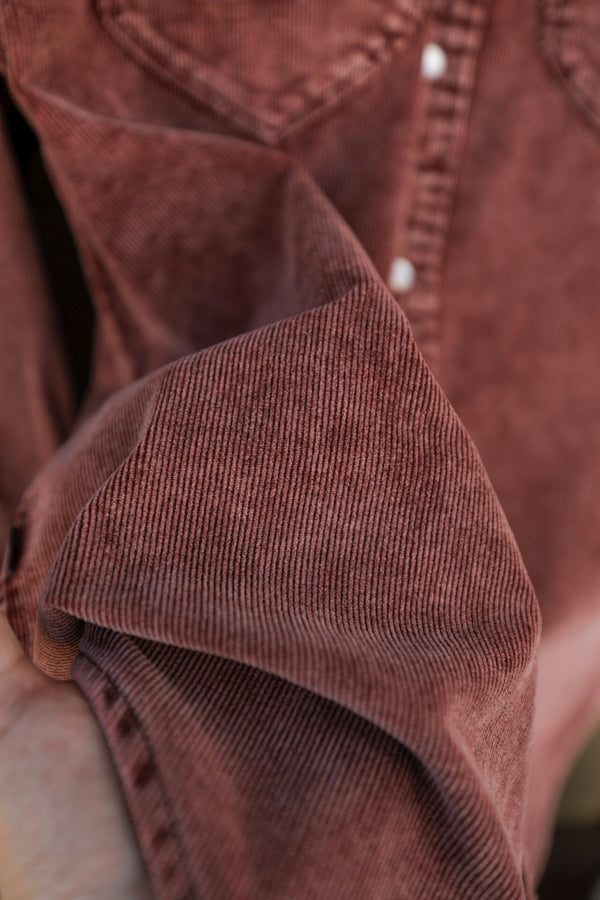 Dixon Corduroy Top-Shirts-Crooked Horn Company, Online Women's Fashion Boutique in San Tan Valley, Arizona 85140