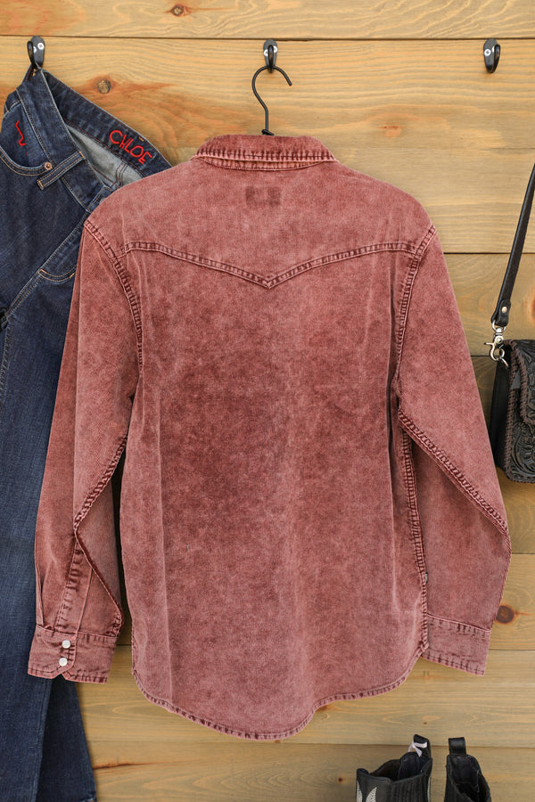 Dixon Corduroy Top-Shirts-Crooked Horn Company, Online Women's Fashion Boutique in San Tan Valley, Arizona 85140
