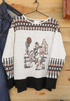 Vintage Cowgirl Top-Shirts-Crooked Horn Company, Online Women's Fashion Boutique in San Tan Valley, Arizona 85140