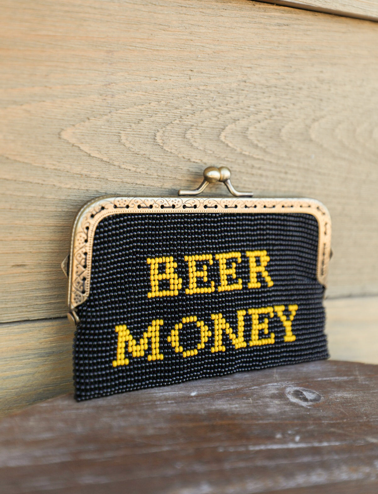 Beer Money Coin Purse-Purses/Bags-Crooked Horn Company, Online Women's Fashion Boutique in San Tan Valley, Arizona 85140