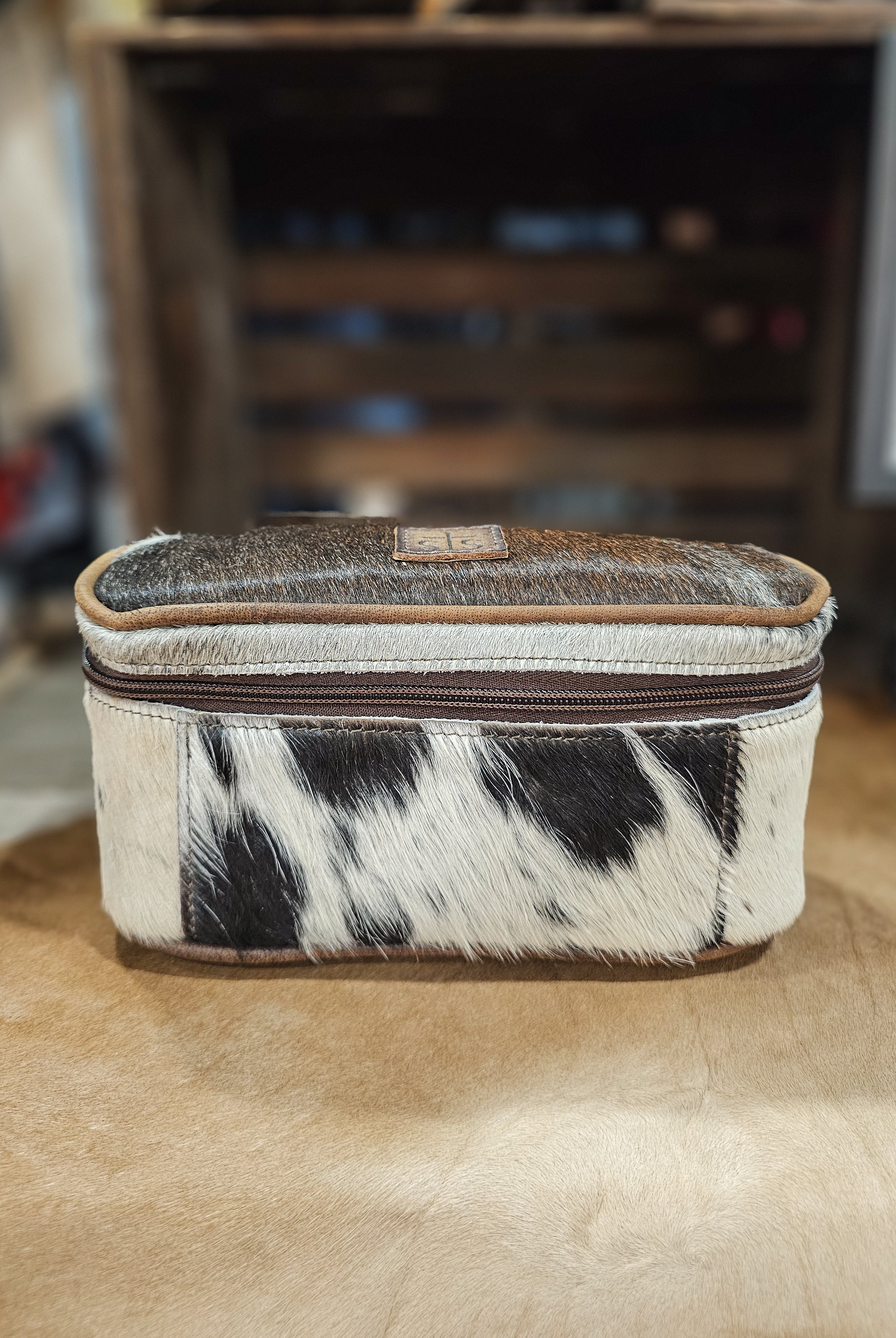 Cowhide Jewelry Organizer-Purses/Bags-Crooked Horn Company, Online Women's Fashion Boutique in San Tan Valley, Arizona 85140