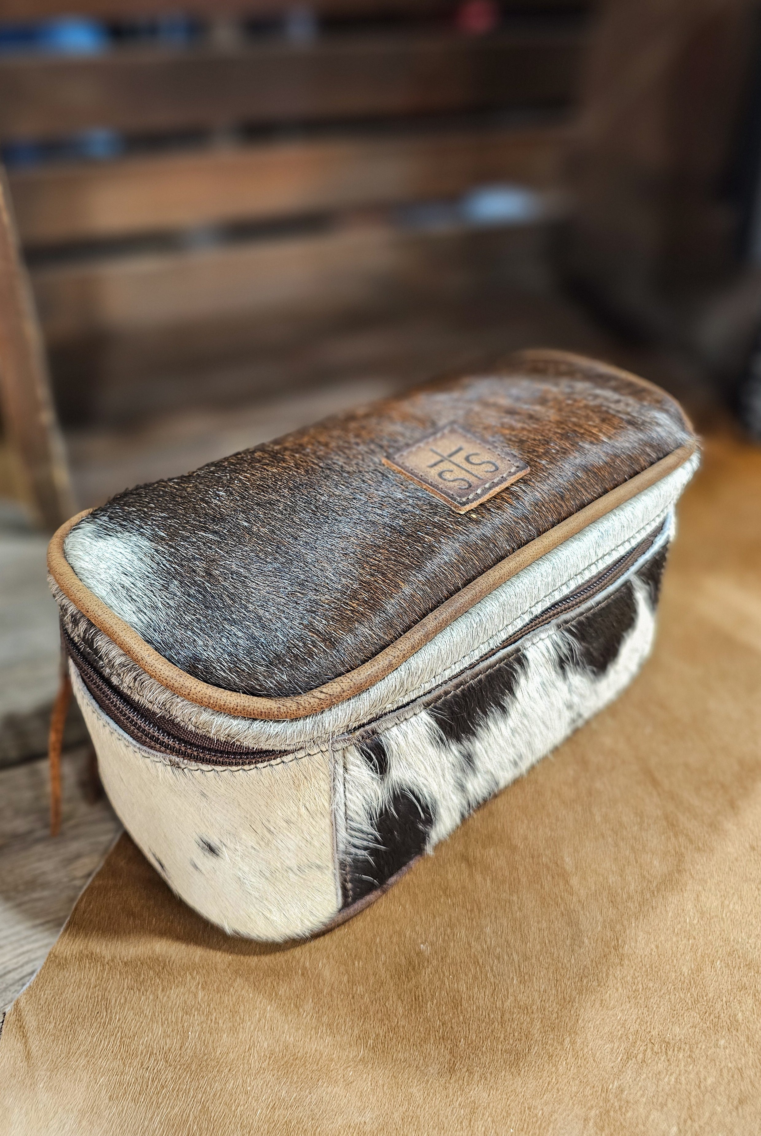 Cowhide Jewelry Organizer-Purses/Bags-Crooked Horn Company, Online Women's Fashion Boutique in San Tan Valley, Arizona 85140