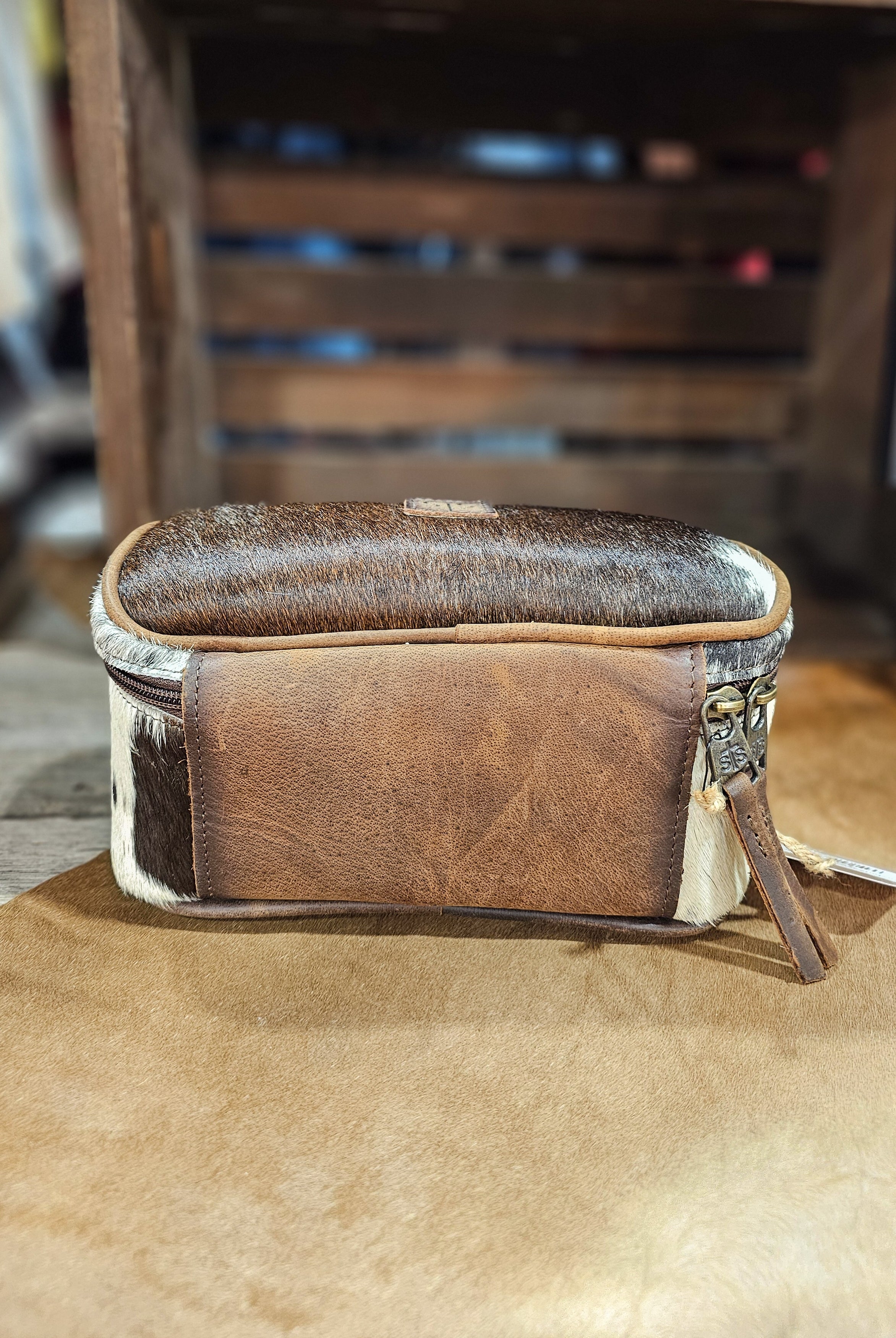 Cowhide Jewelry Organizer-Purses/Bags-Crooked Horn Company, Online Women's Fashion Boutique in San Tan Valley, Arizona 85140