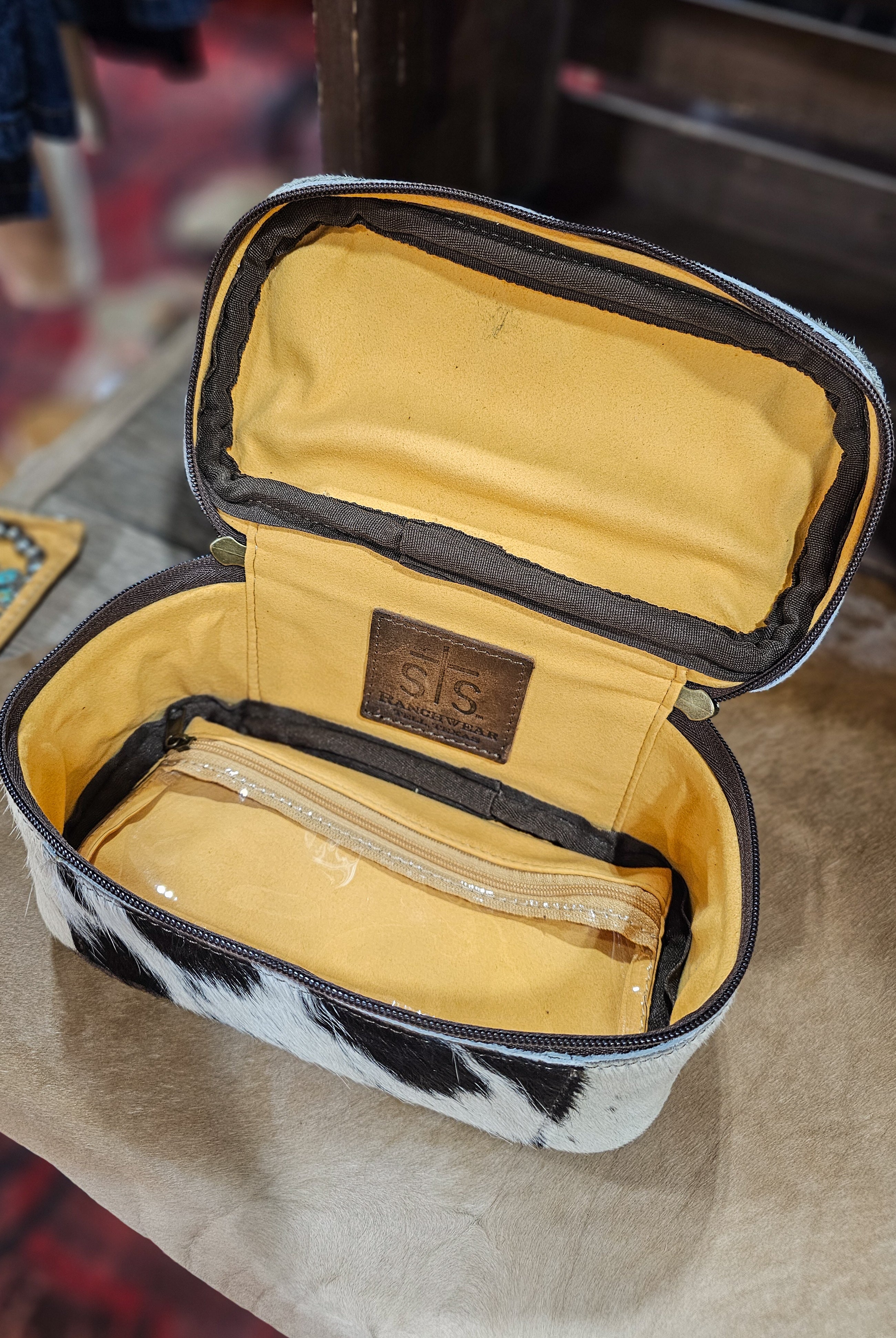 Cowhide Jewelry Organizer-Purses/Bags-Crooked Horn Company, Online Women's Fashion Boutique in San Tan Valley, Arizona 85140
