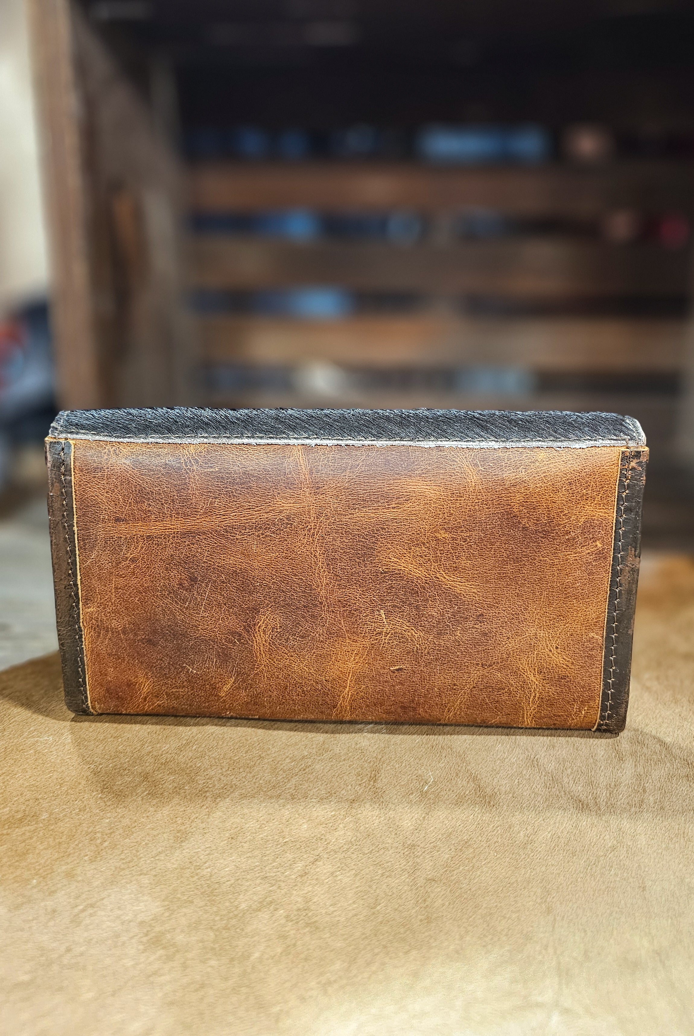 Guadalupe Cowhide Wallet-Purses/Bags-Crooked Horn Company, Online Women's Fashion Boutique in San Tan Valley, Arizona 85140