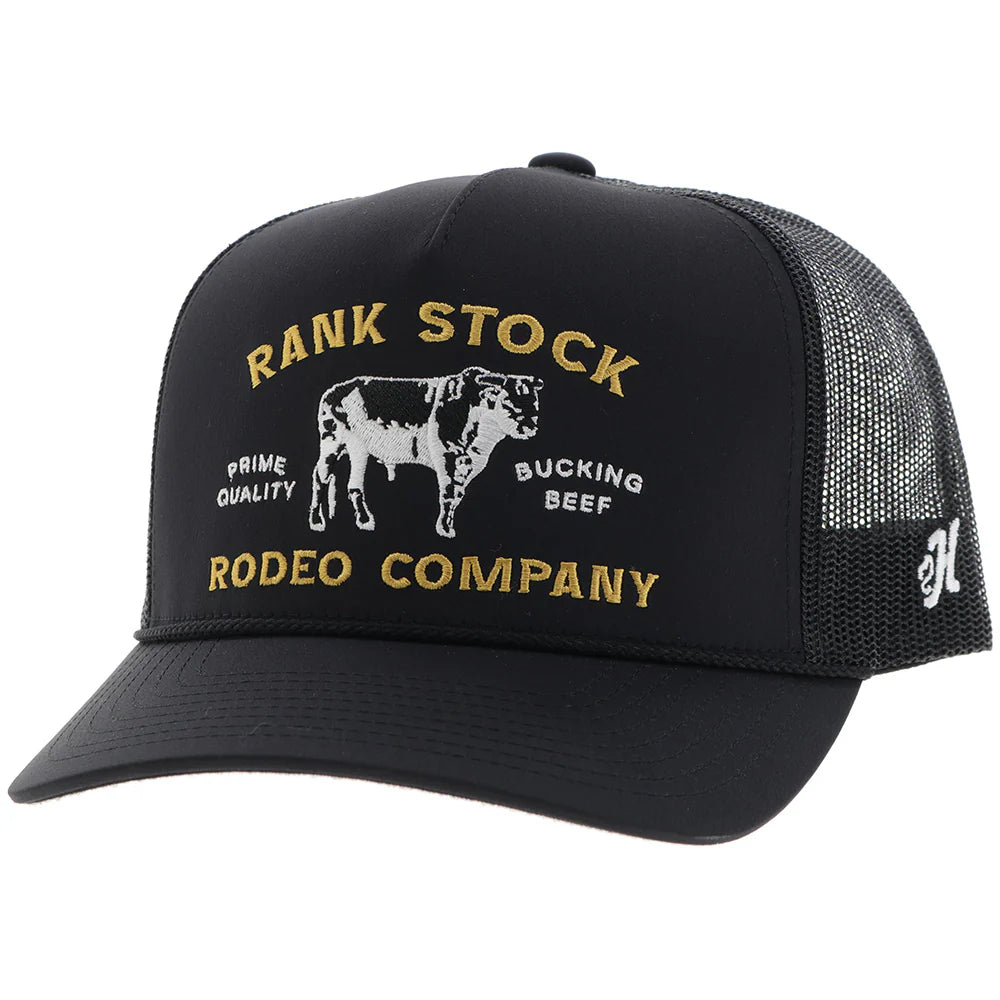 Rank Stock Black Hat-Accessories-Crooked Horn Company, Online Women's Fashion Boutique in San Tan Valley, Arizona 85140
