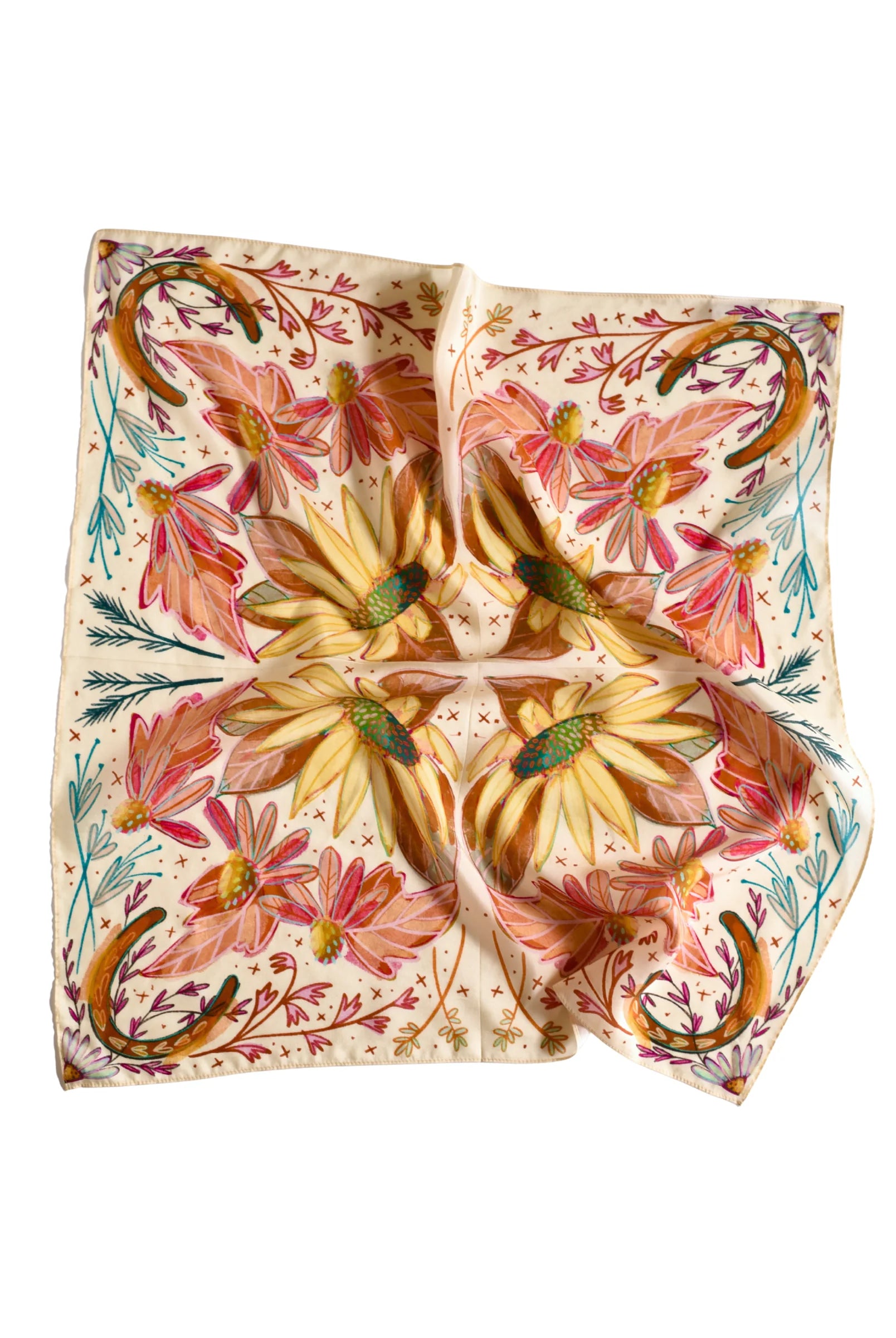 Wildflowers Large Wild Rag-Accessories-Crooked Horn Company, Online Women's Fashion Boutique in San Tan Valley, Arizona 85140