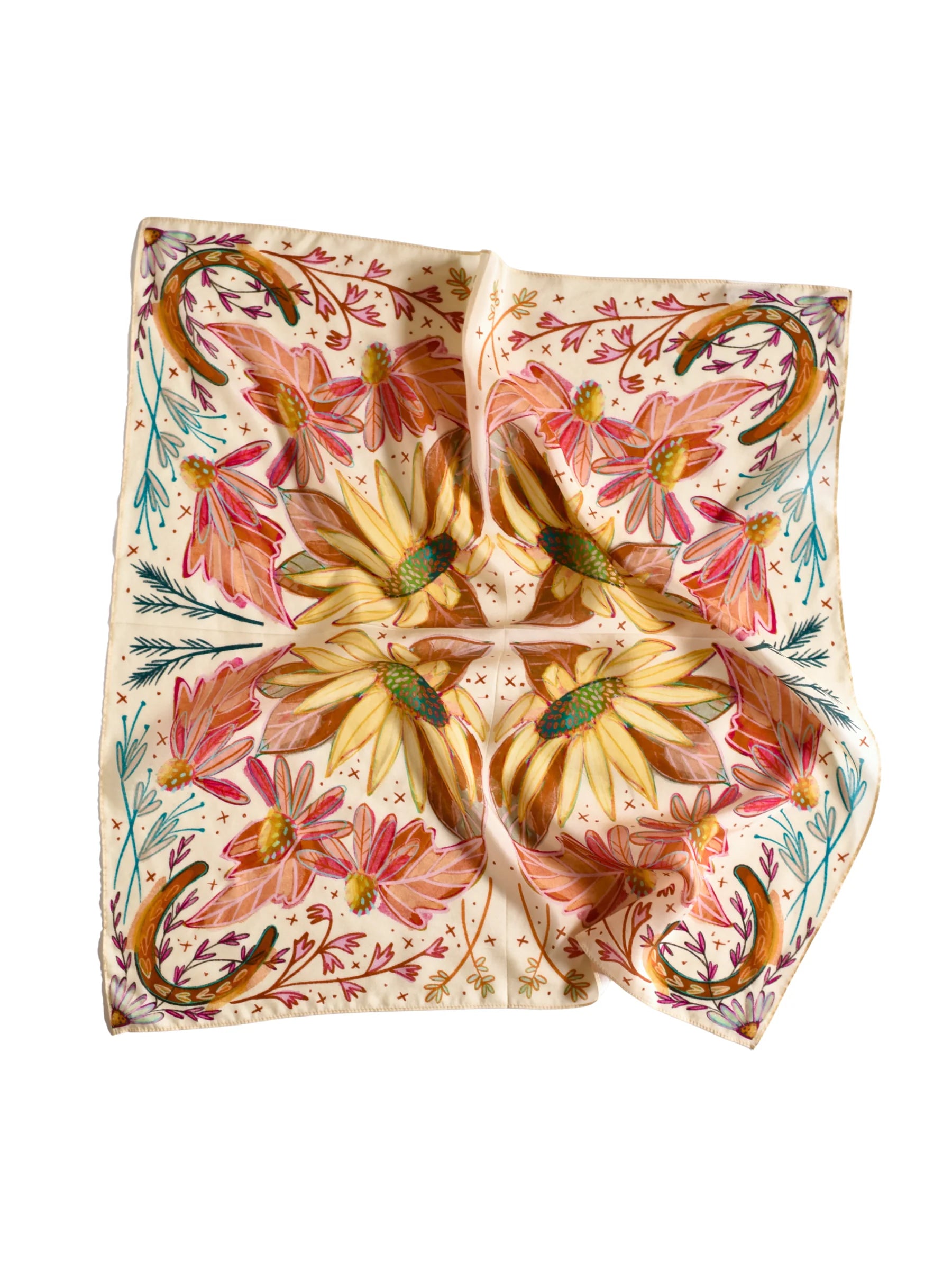 Wildflowers Large Wild Rag-Accessories-Crooked Horn Company, Online Women's Fashion Boutique in San Tan Valley, Arizona 85140