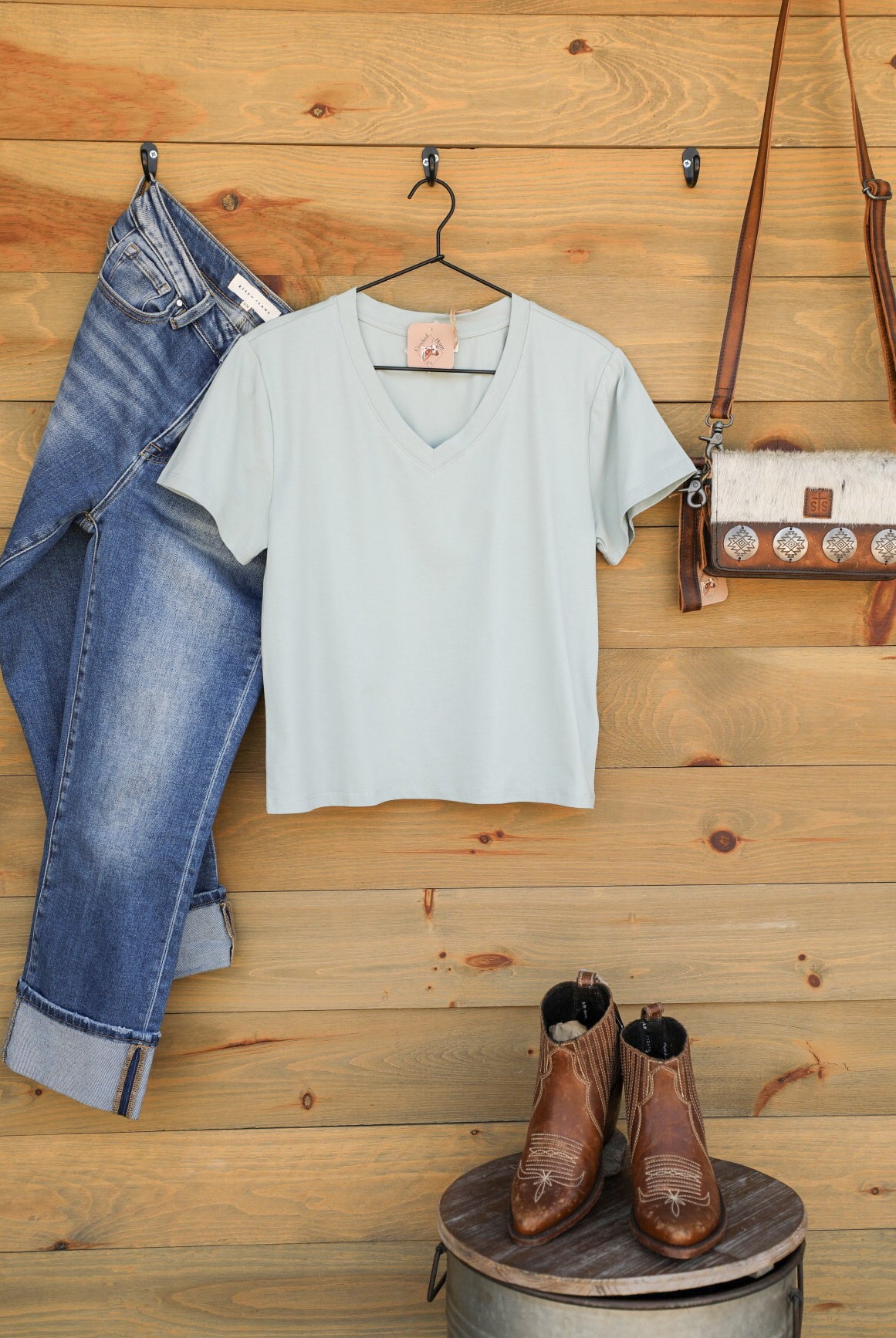 Amaya Top-Shirts-Crooked Horn Company, Online Women's Fashion Boutique in San Tan Valley, Arizona 85140