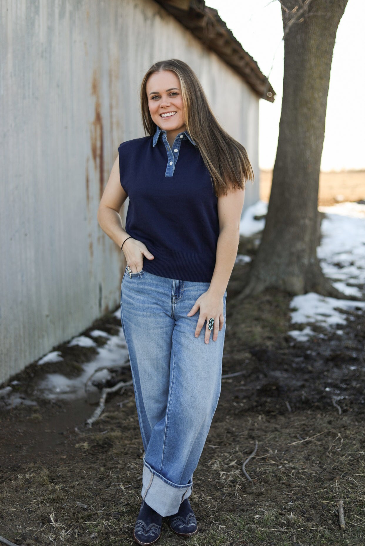 Faulkton Top-Shirts-Crooked Horn Company, Online Women's Fashion Boutique in San Tan Valley, Arizona 85140