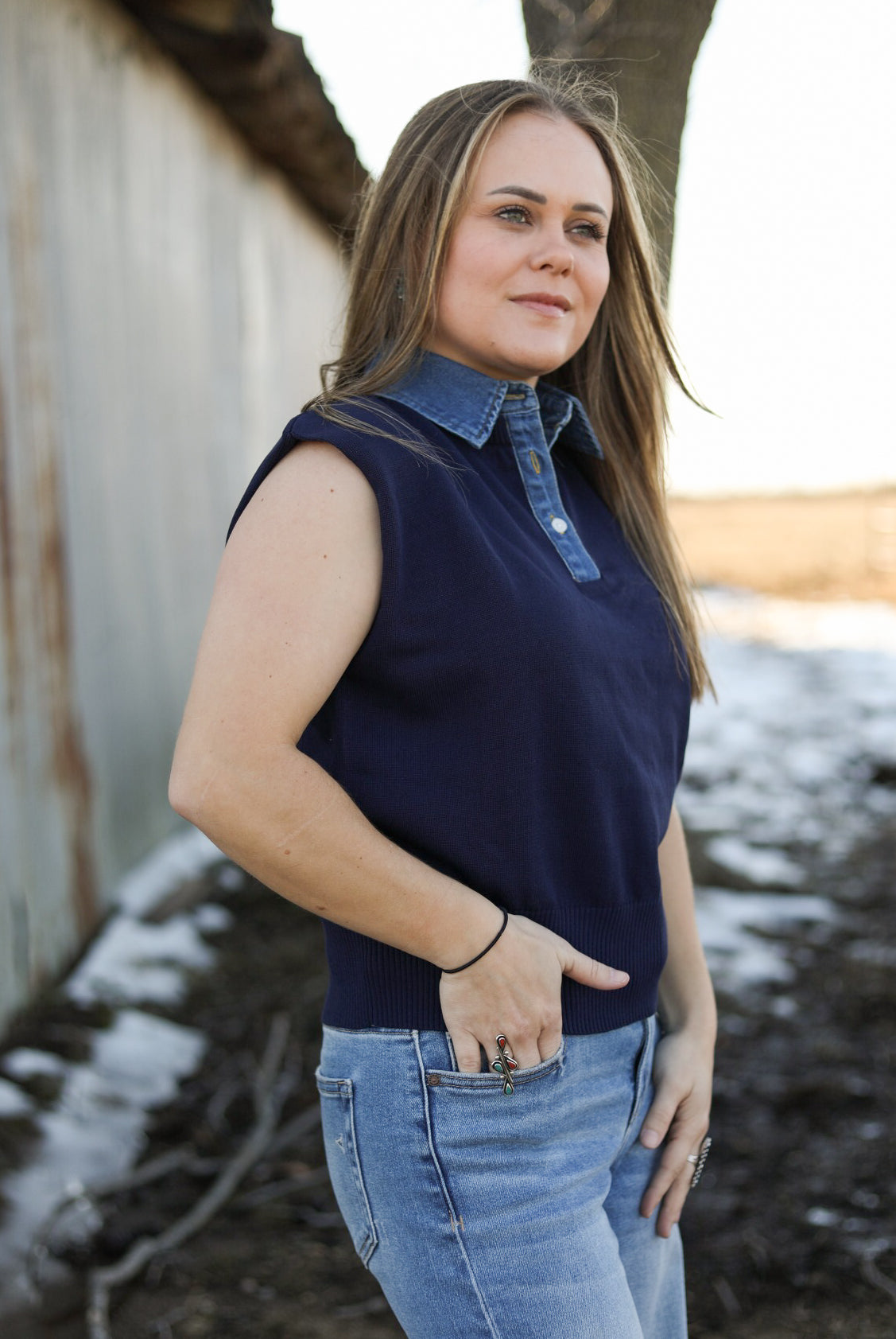 Faulkton Top-Crooked Horn Company, Online Women's Fashion Boutique in San Tan Valley, Arizona 85140