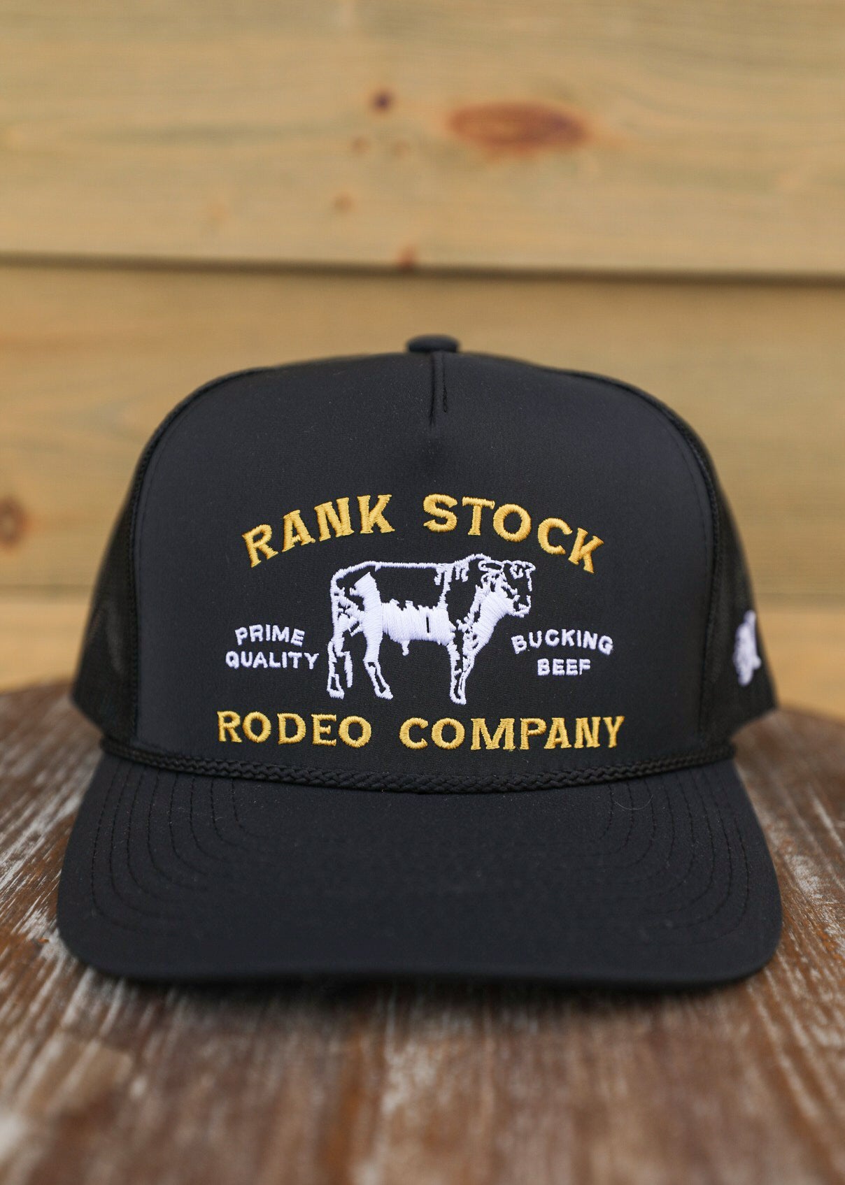 Rank Stock Black Hat-Accessories-Crooked Horn Company, Online Women's Fashion Boutique in San Tan Valley, Arizona 85140