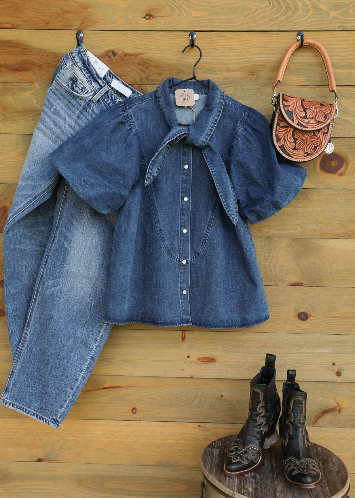 Woonsocket Top-Shirts-Crooked Horn Company, Online Women's Fashion Boutique in San Tan Valley, Arizona 85140