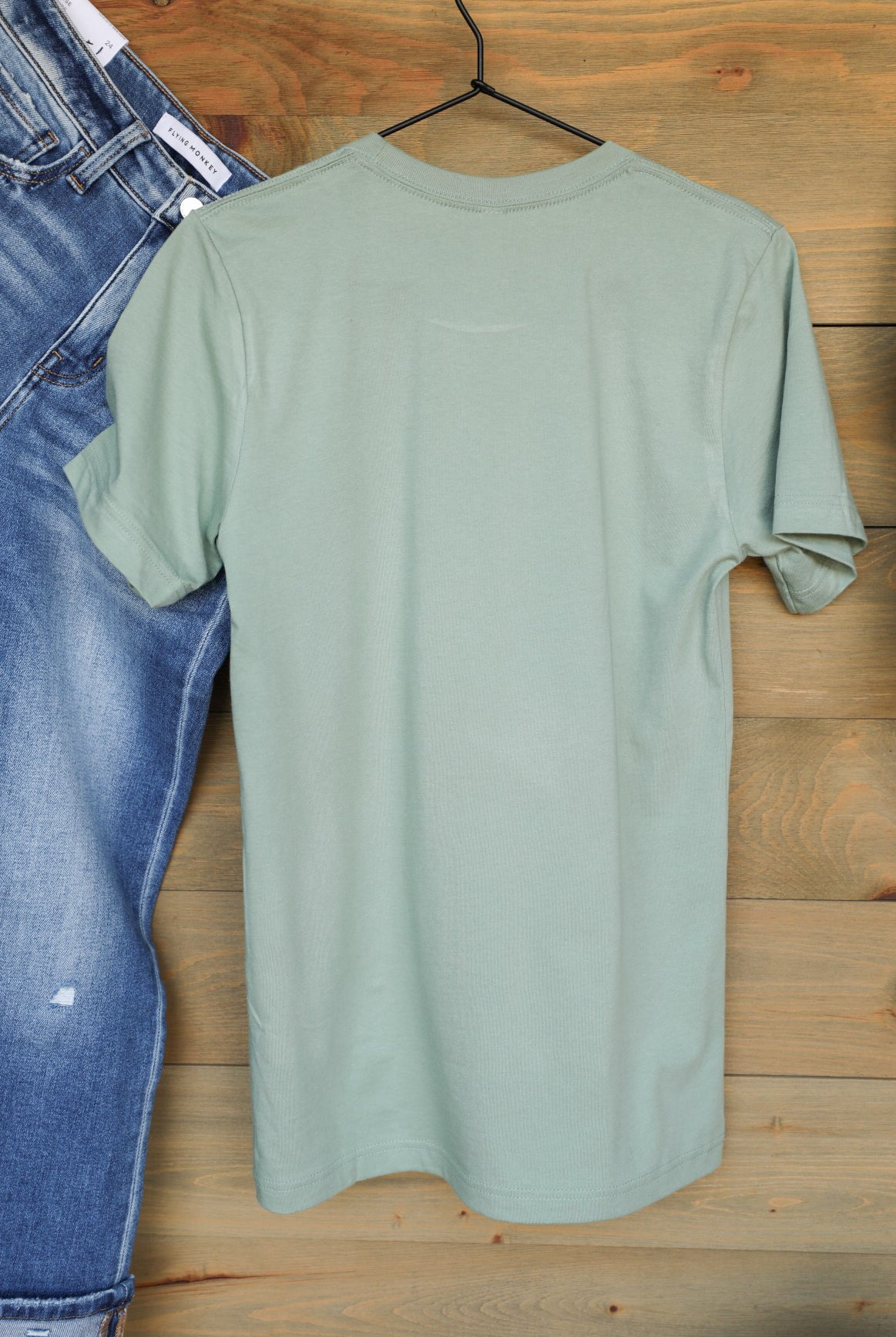 Arizona Pennant Patch Tee-Crooked Horn Company, Online Women's Fashion Boutique in San Tan Valley, Arizona 85140