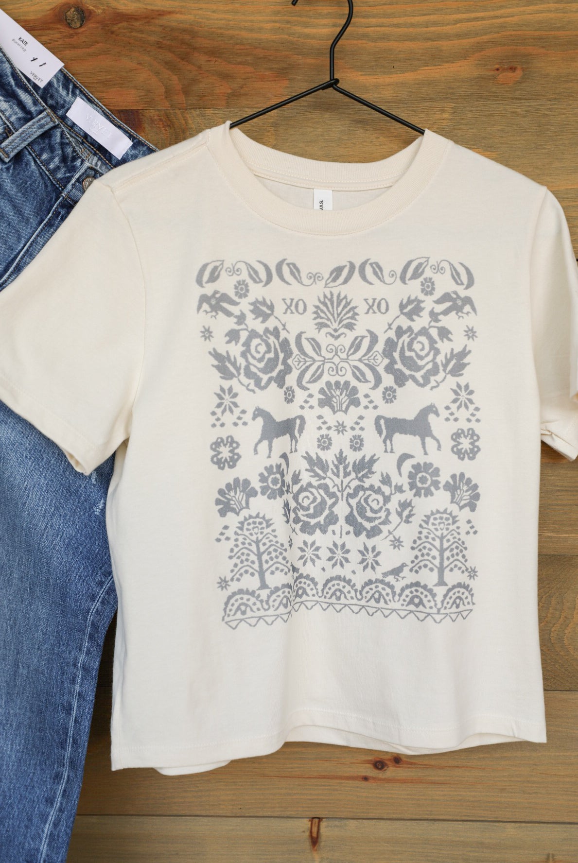 Coverlet Tee-Crooked Horn Company, Online Women's Fashion Boutique in San Tan Valley, Arizona 85140