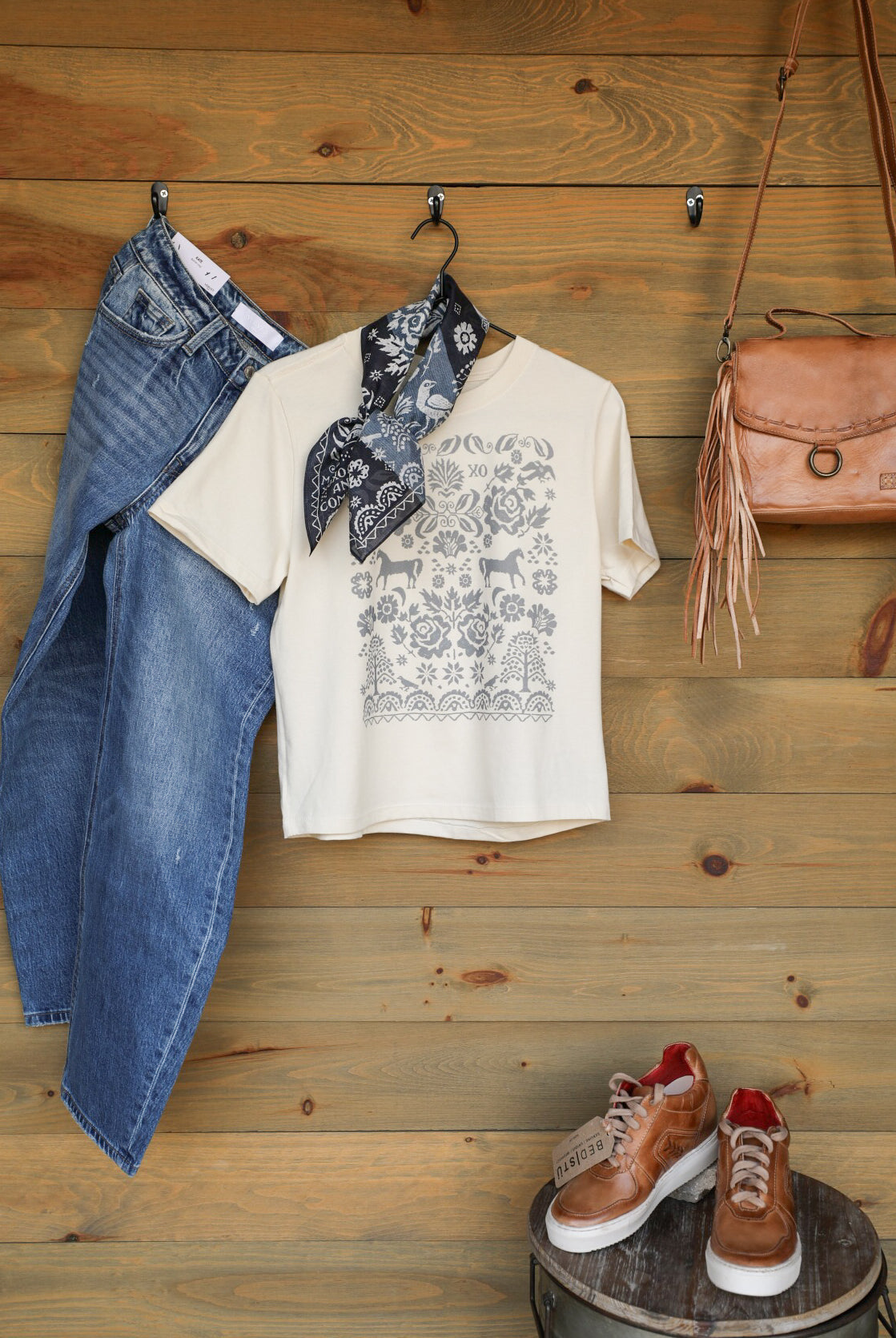 Coverlet Tee-Crooked Horn Company, Online Women's Fashion Boutique in San Tan Valley, Arizona 85140