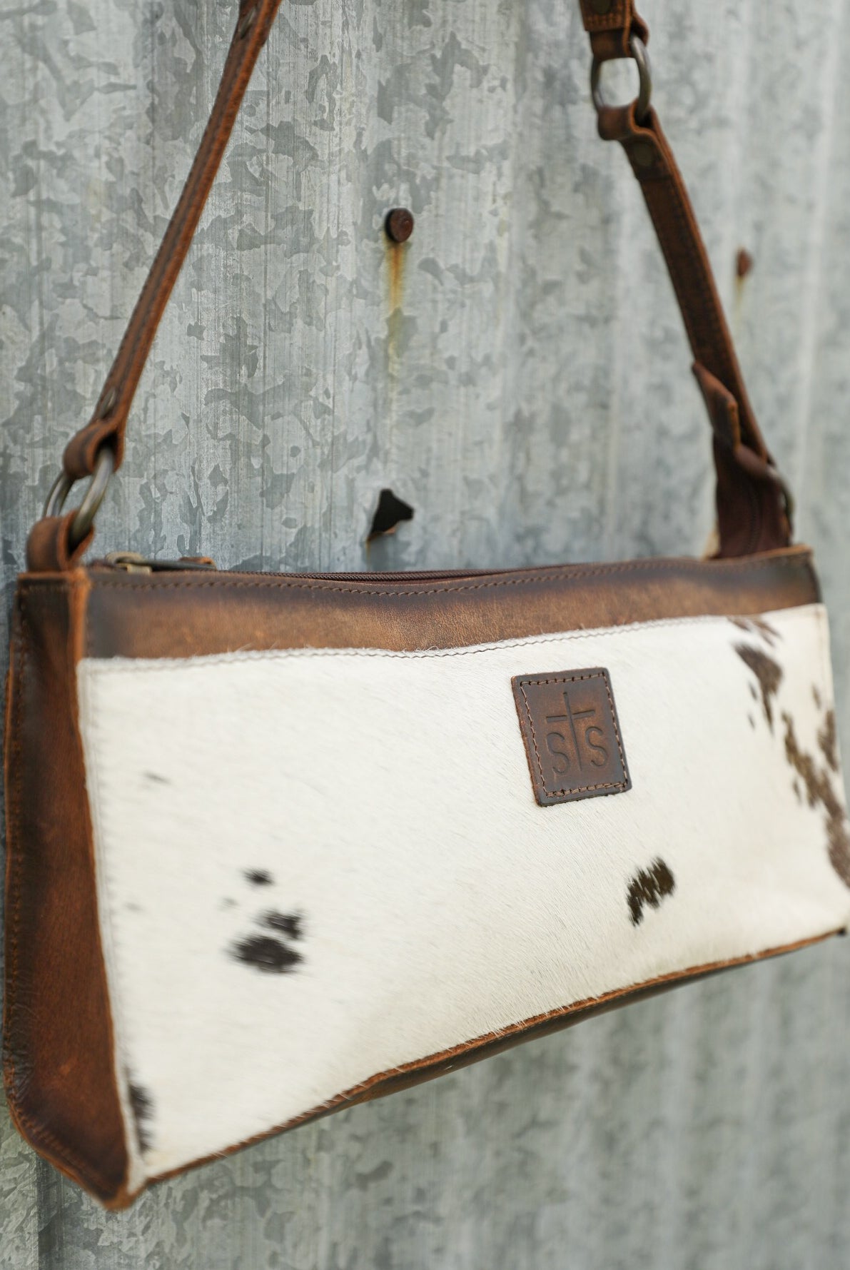 Cowhide Bailey Bag-Purses/Bags-Crooked Horn Company, Online Women's Fashion Boutique in San Tan Valley, Arizona 85140