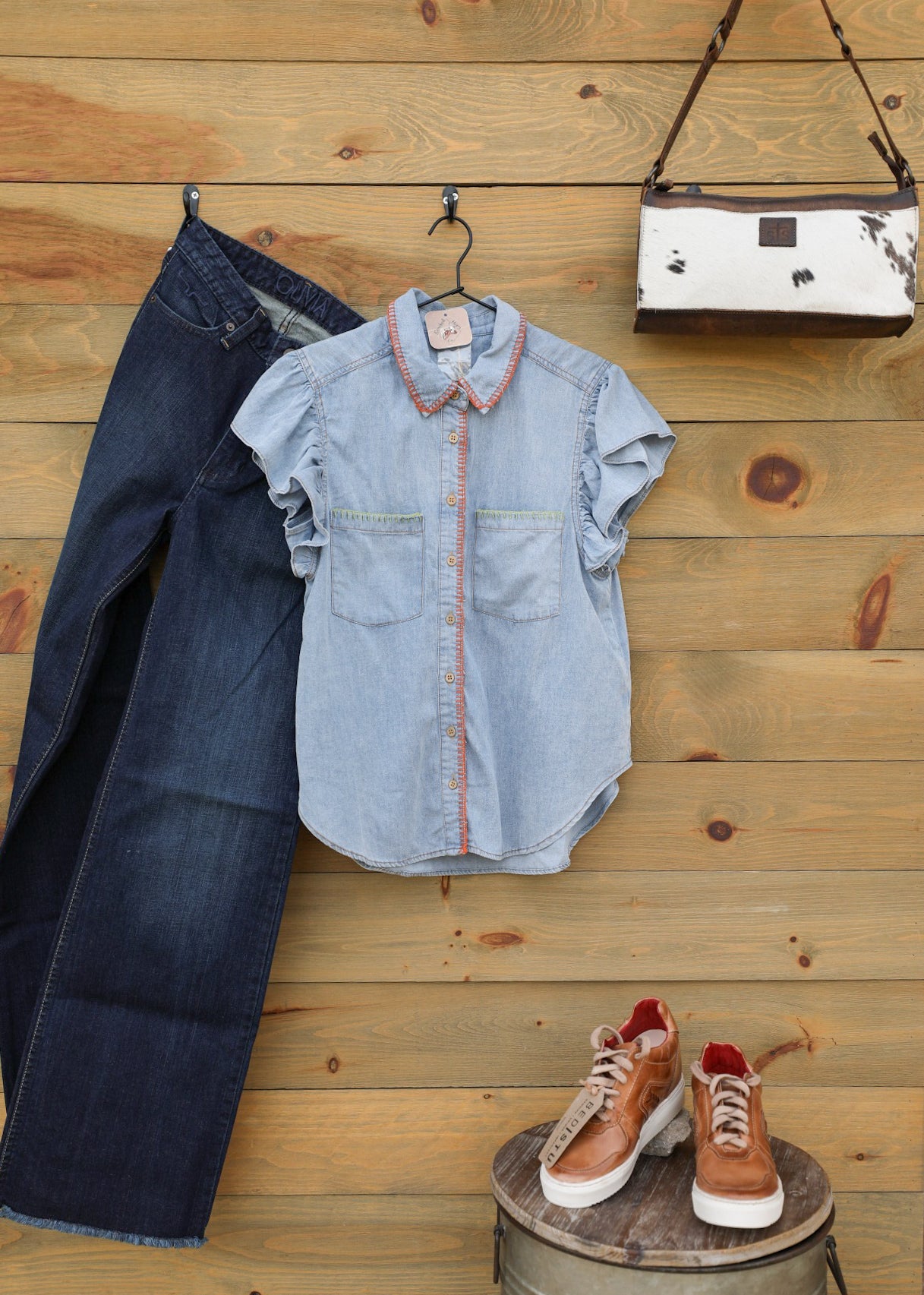 Herreid Top-Shirts-Crooked Horn Company, Online Women's Fashion Boutique in San Tan Valley, Arizona 85140