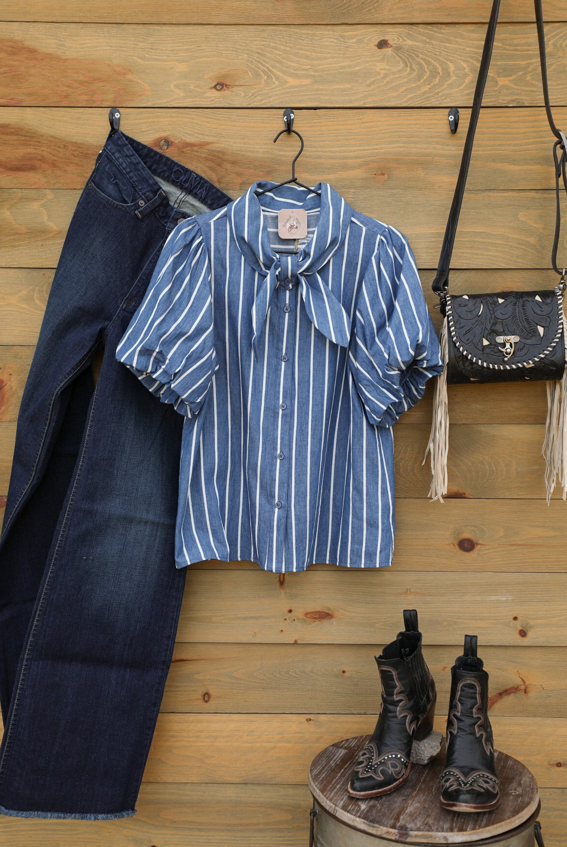 Presho Top-Shirts-Crooked Horn Company, Online Women's Fashion Boutique in San Tan Valley, Arizona 85140