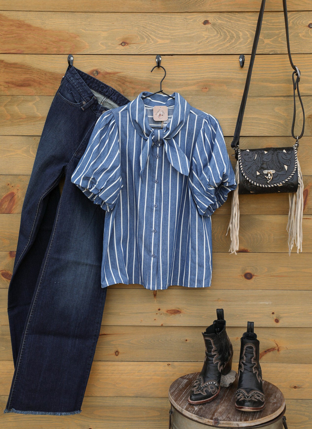 Presho Top-Shirts-Crooked Horn Company, Online Women's Fashion Boutique in San Tan Valley, Arizona 85140