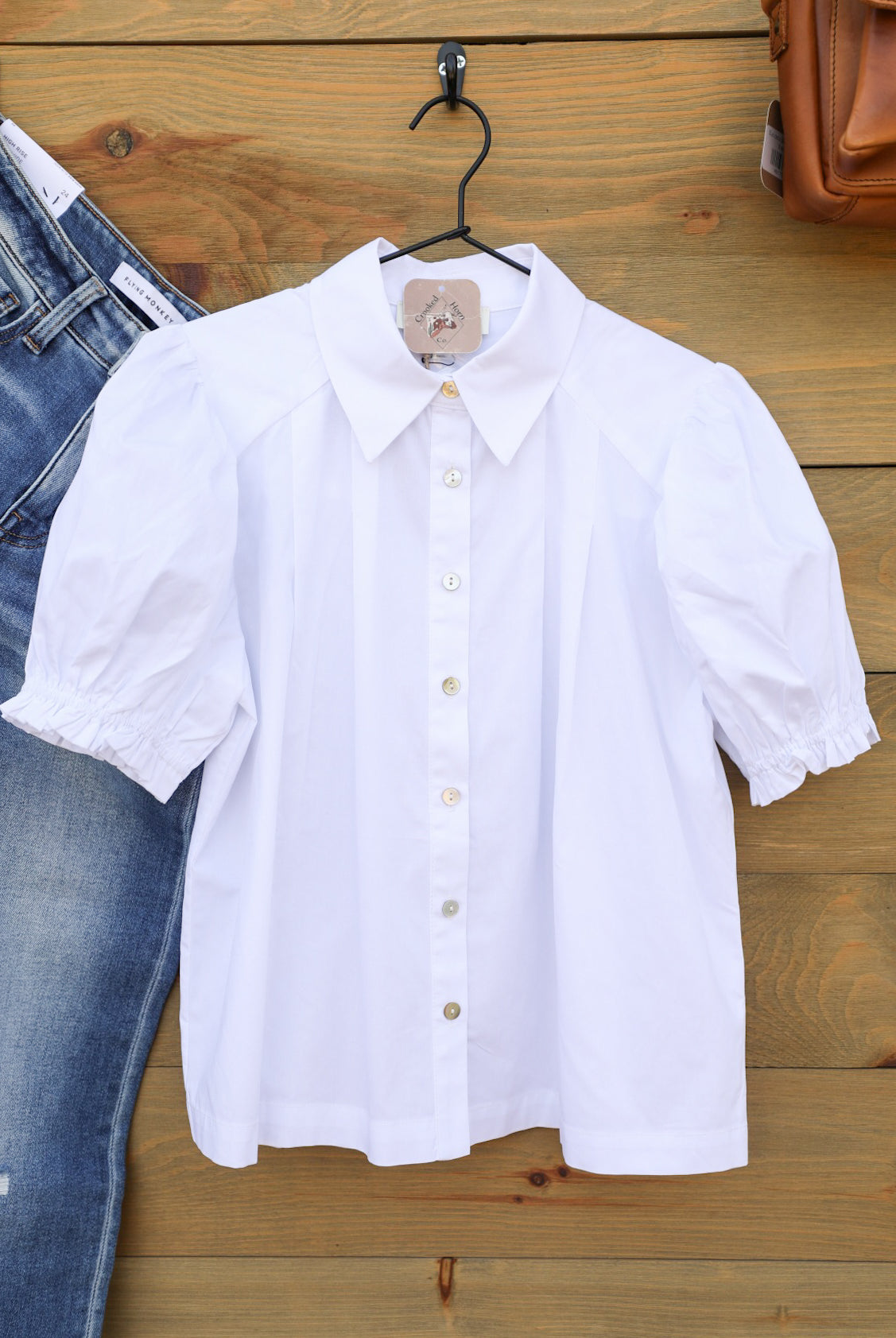 White River Top-Shirts-Crooked Horn Company, Online Women's Fashion Boutique in San Tan Valley, Arizona 85140