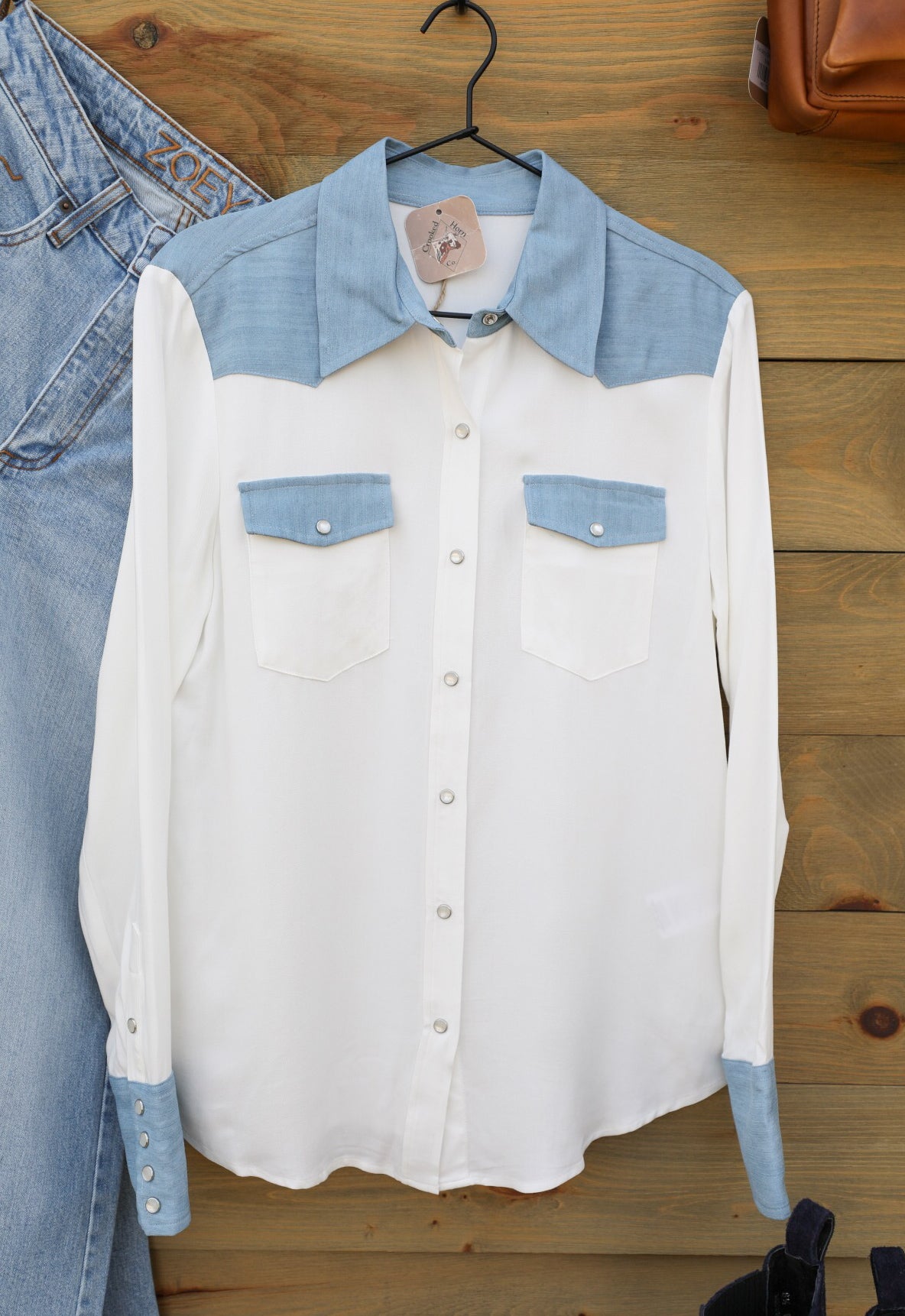 Timber Lake Top-Shirts-Crooked Horn Company, Online Women's Fashion Boutique in San Tan Valley, Arizona 85140