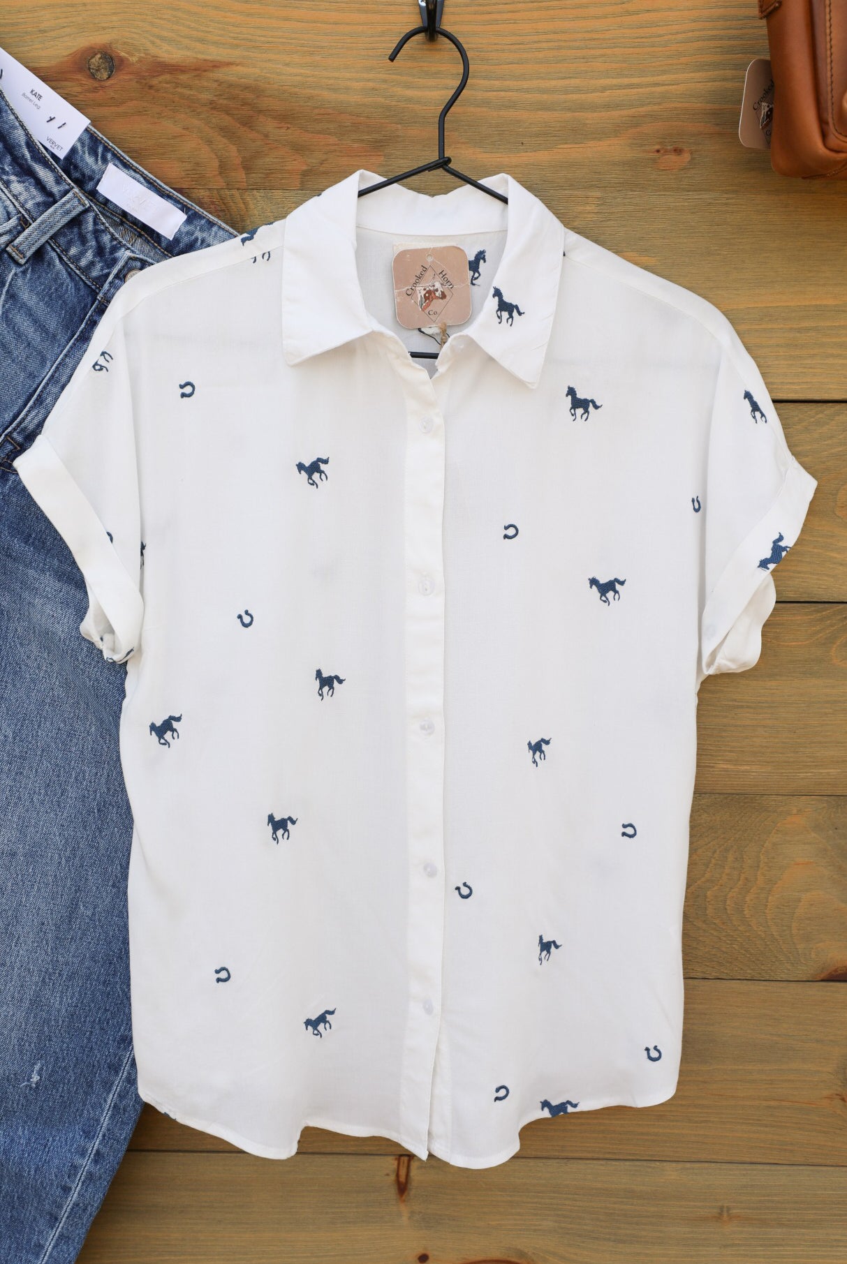 Wild & Lucky Top-Shirts-Crooked Horn Company, Online Women's Fashion Boutique in San Tan Valley, Arizona 85140
