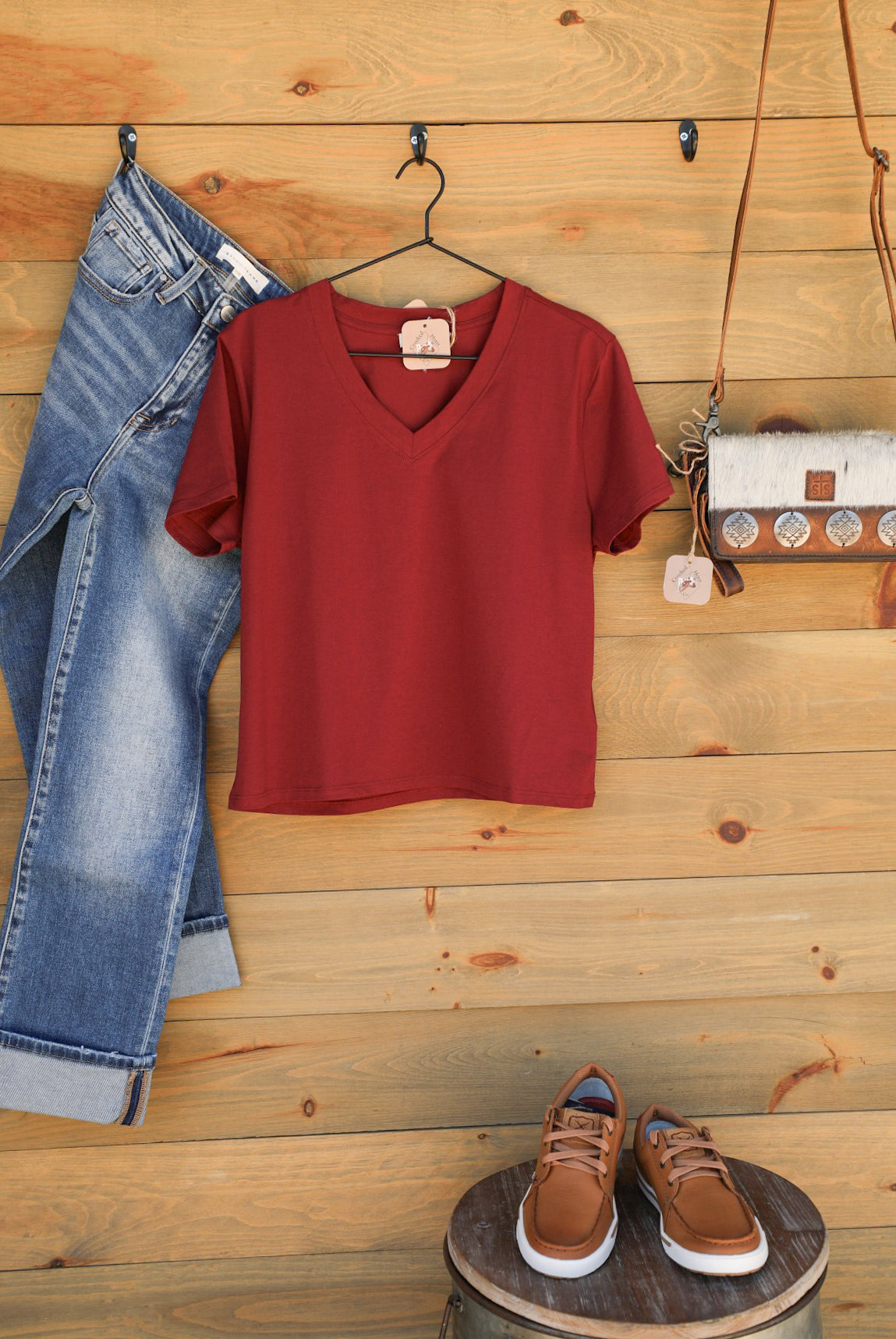 Amaya II Top-Shirts-Crooked Horn Company, Online Women's Fashion Boutique in San Tan Valley, Arizona 85140