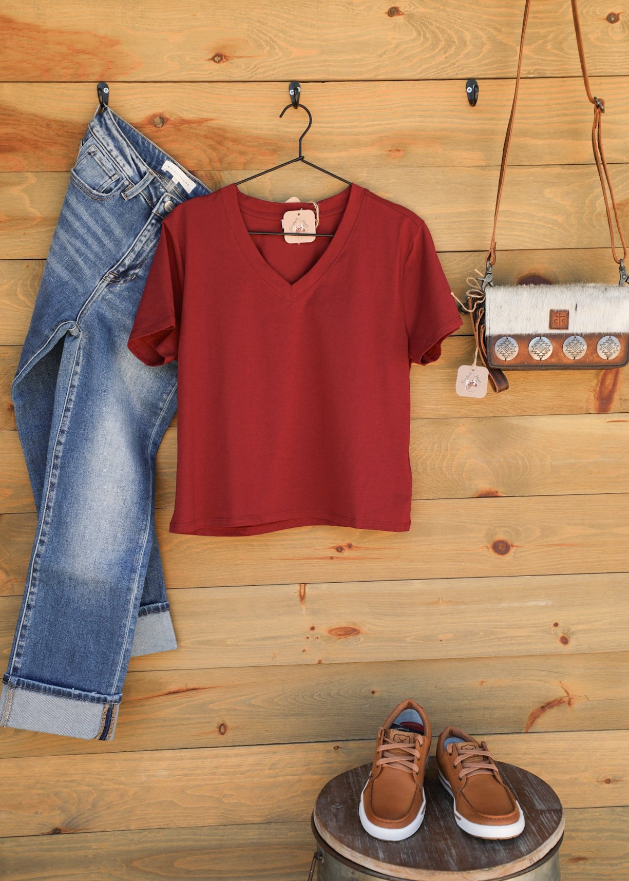 Amaya II Top-Shirts-Crooked Horn Company, Online Women's Fashion Boutique in San Tan Valley, Arizona 85140