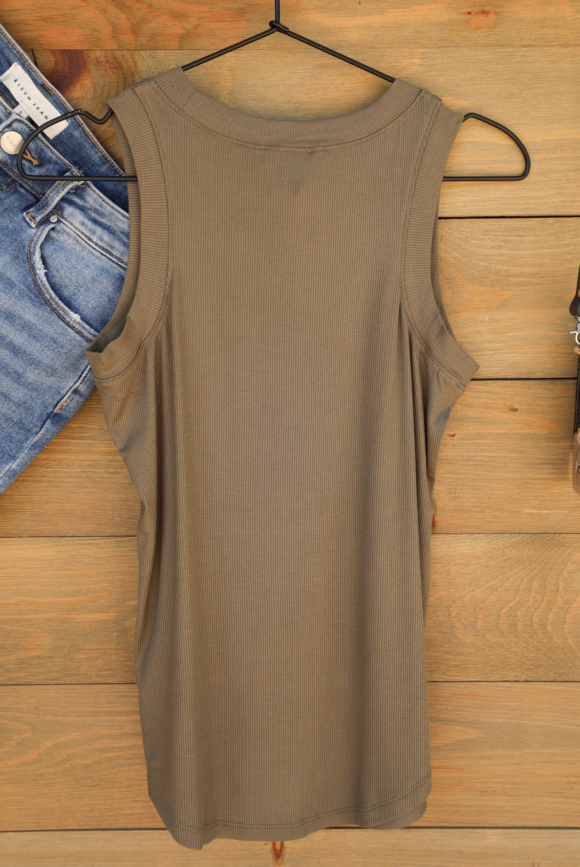 Cleo Tank Top Vineyard-Shirts-Crooked Horn Company, Online Women's Fashion Boutique in San Tan Valley, Arizona 85140