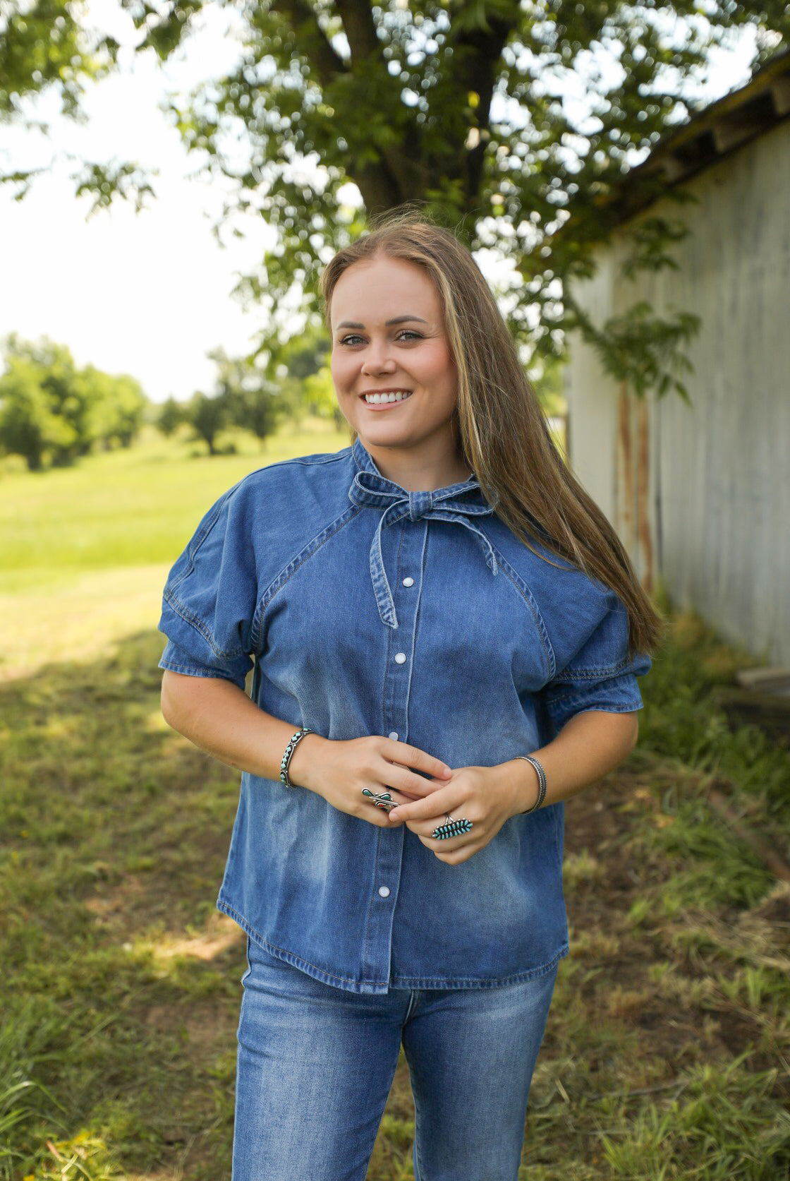 Tabor Top-Shirts-Crooked Horn Company, Online Women's Fashion Boutique in San Tan Valley, Arizona 85140
