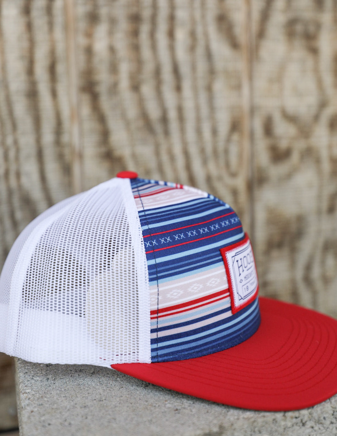 Doc Navy Serape Hat-Accessories-Crooked Horn Company, Online Women's Fashion Boutique in San Tan Valley, Arizona 85140