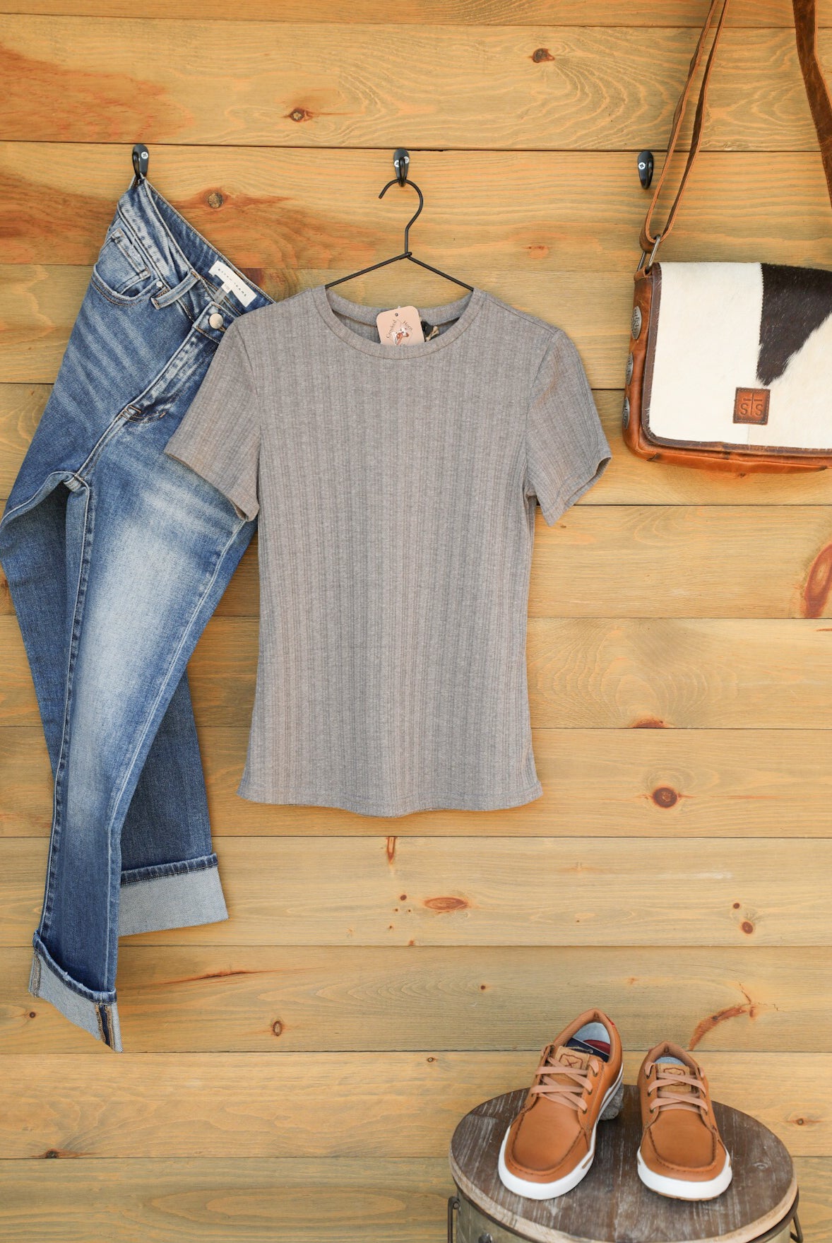 Osage Top-Shirts-Crooked Horn Company, Online Women's Fashion Boutique in San Tan Valley, Arizona 85140