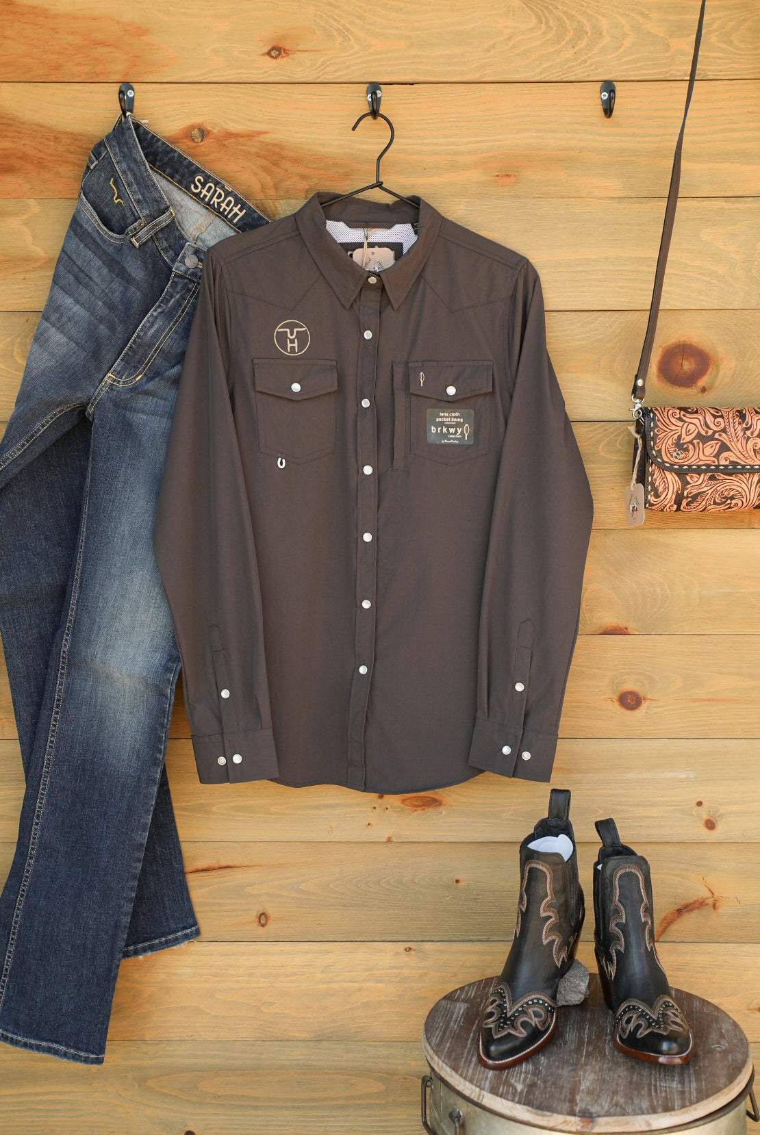 The Trailblazer Top-Shirts-Crooked Horn Company, Online Women's Fashion Boutique in San Tan Valley, Arizona 85140