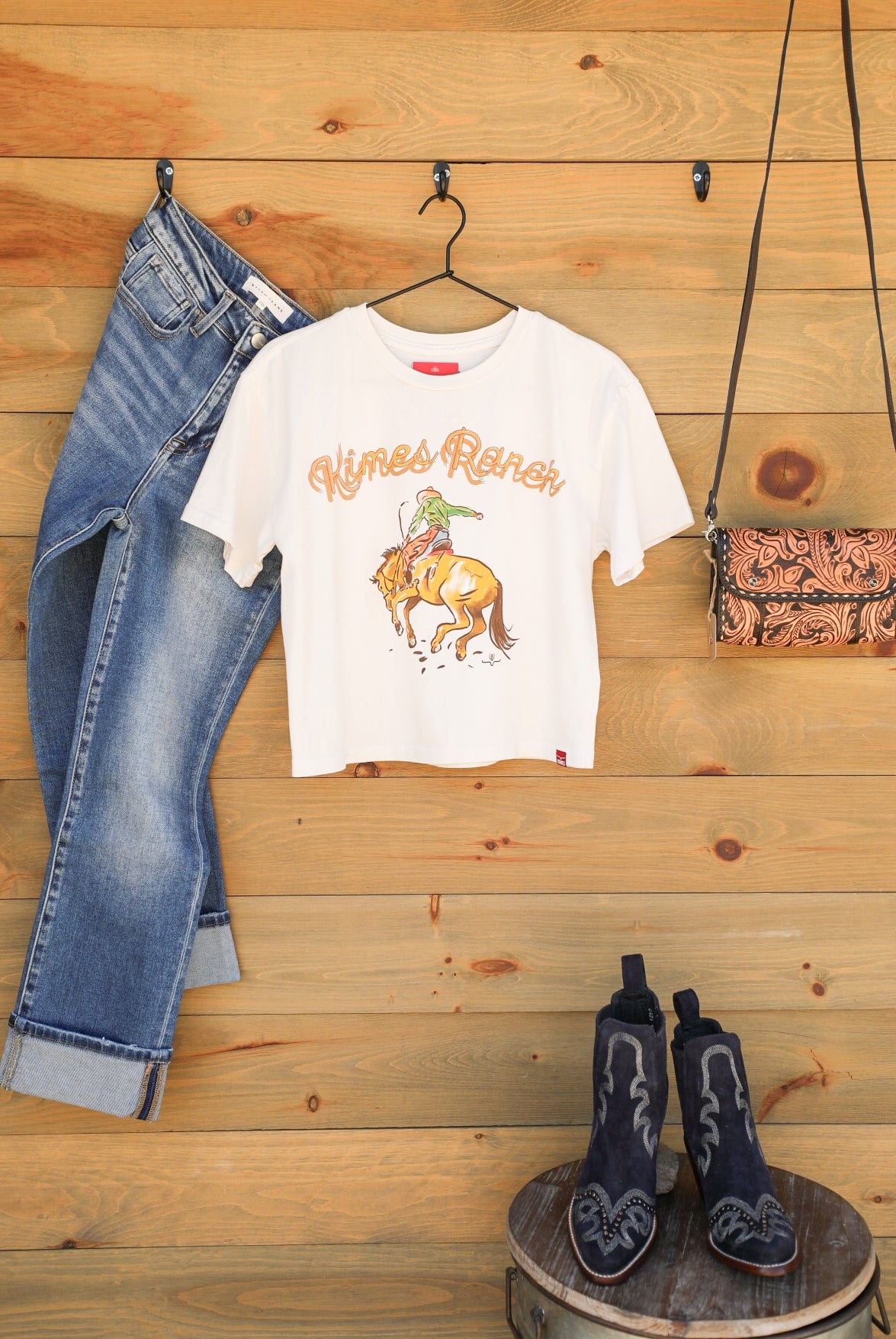 Lucky B Rodee-Oh Top-Graphic Tee-Crooked Horn Company, Online Women's Fashion Boutique in San Tan Valley, Arizona 85140