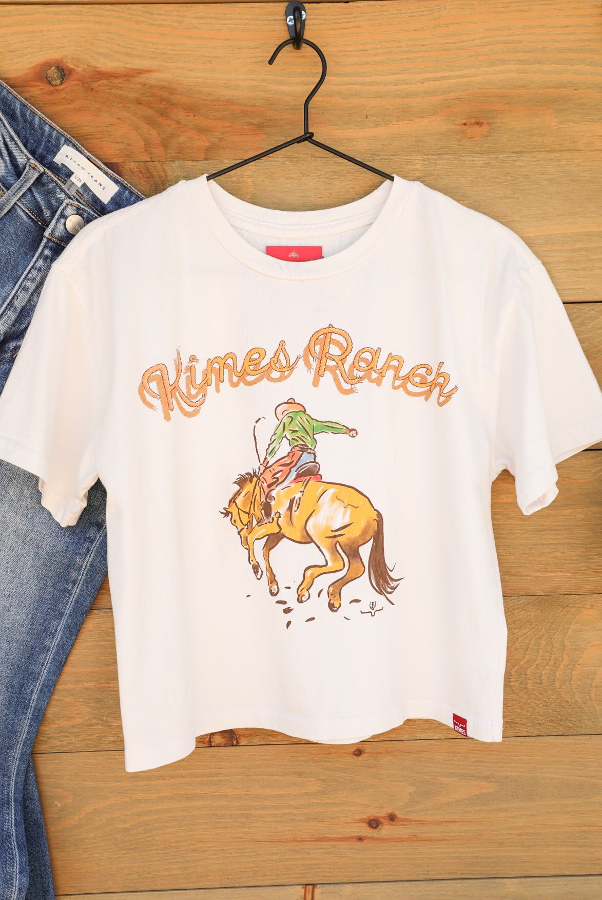Lucky B Rodee-Oh Top-Graphic Tee-Crooked Horn Company, Online Women's Fashion Boutique in San Tan Valley, Arizona 85140