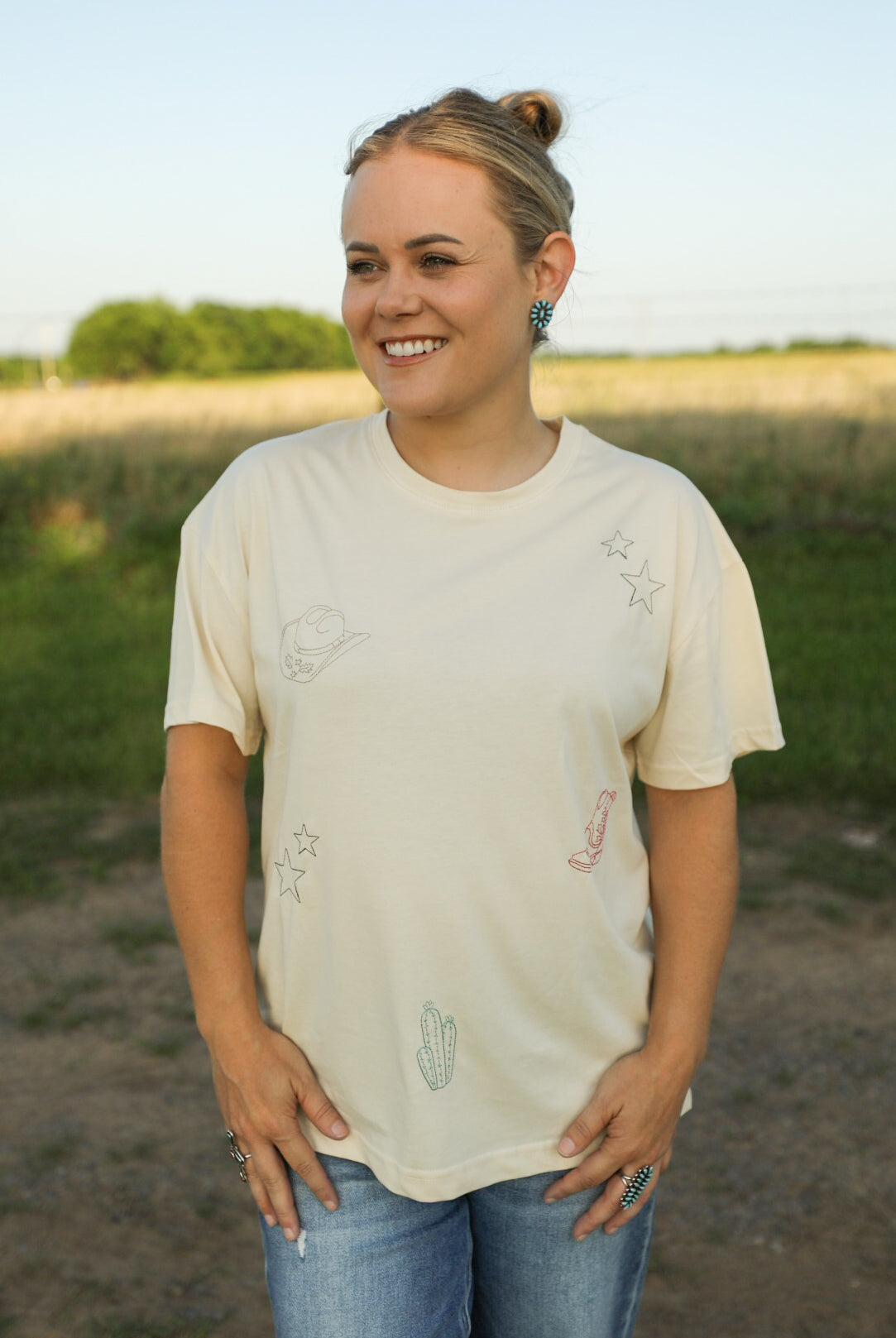 Buffalo Top-Shirts-Crooked Horn Company, Online Women's Fashion Boutique in San Tan Valley, Arizona 85140