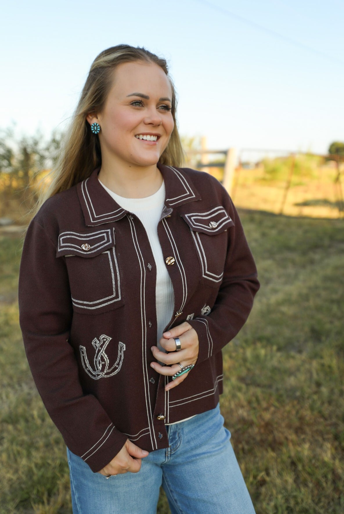 Desert Cowboy Sweater-Jacket-Crooked Horn Company, Online Women's Fashion Boutique in San Tan Valley, Arizona 85140
