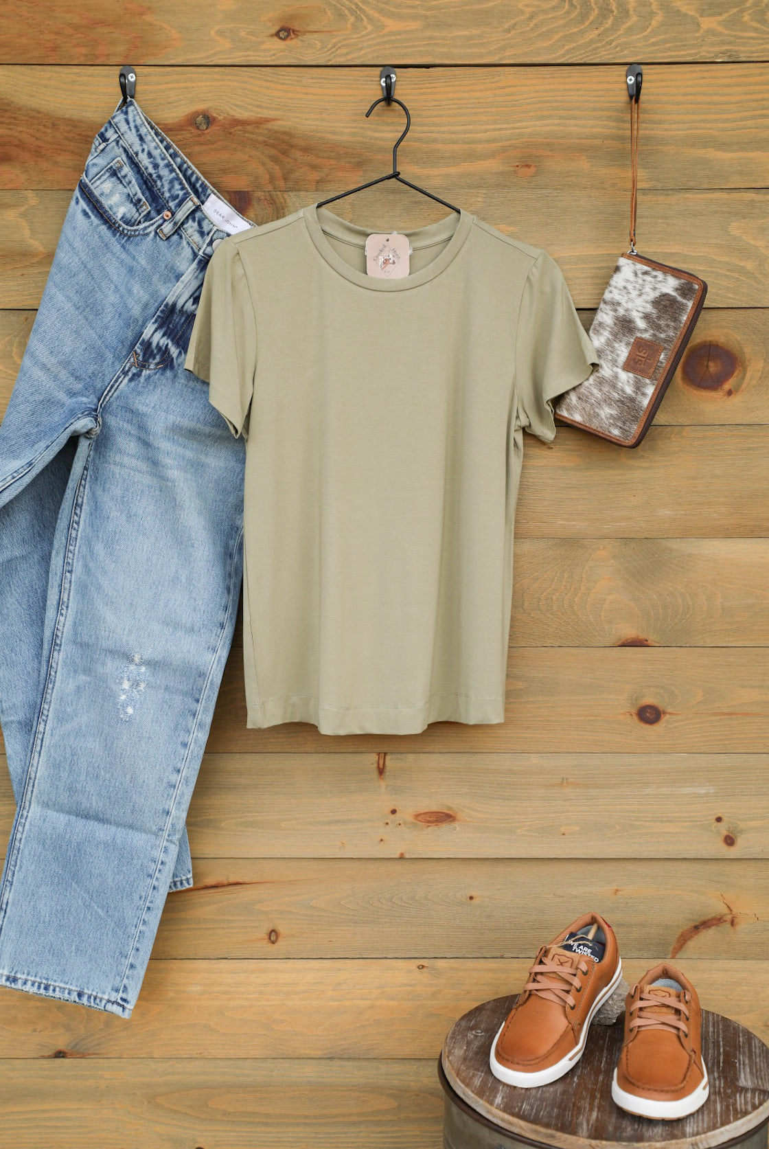 Shoshoni Top-Shirts-Crooked Horn Company, Online Women's Fashion Boutique in San Tan Valley, Arizona 85140