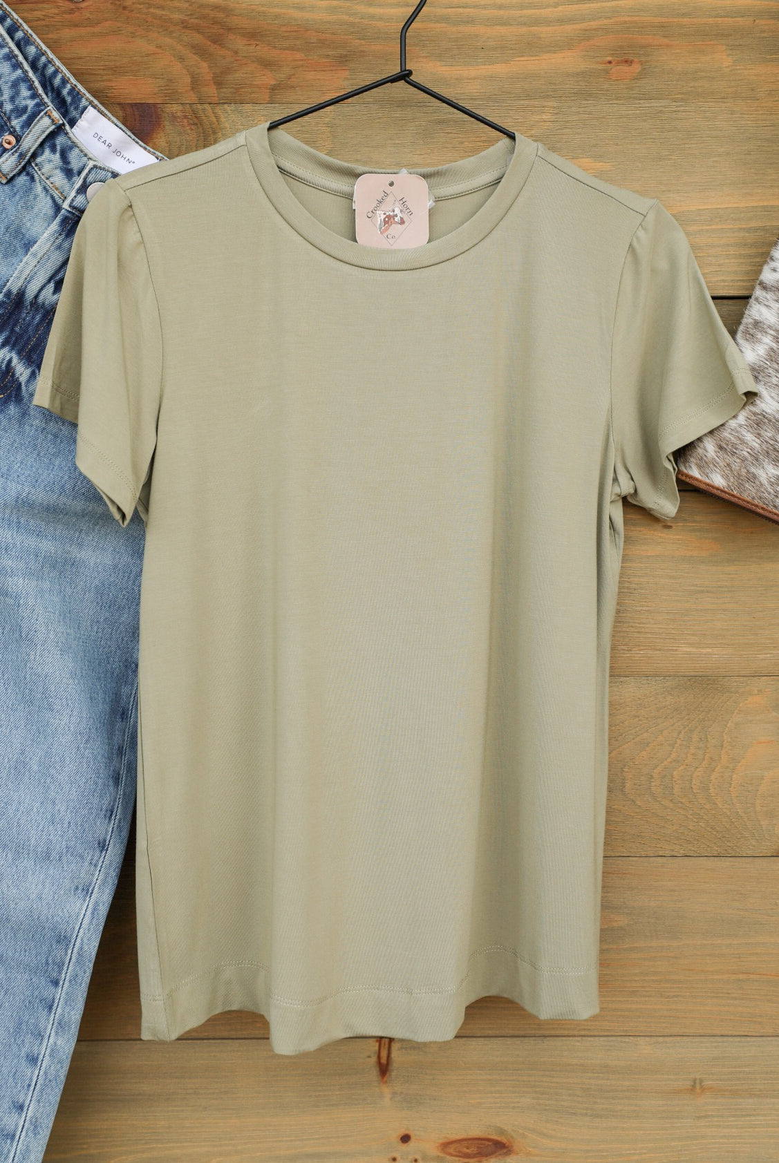 Shoshoni Top-Shirts-Crooked Horn Company, Online Women's Fashion Boutique in San Tan Valley, Arizona 85140