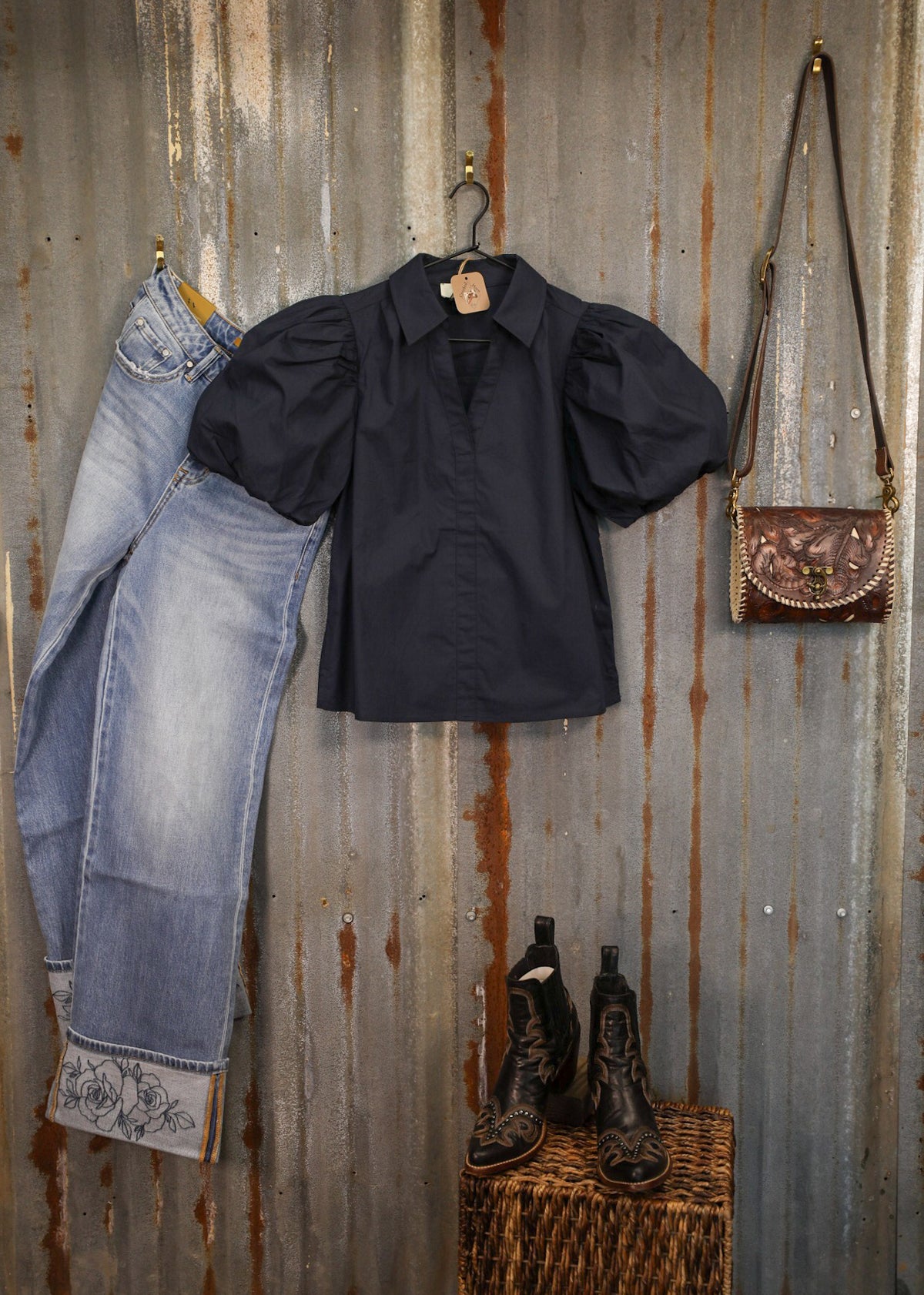 South Shore Top-Shirts-Crooked Horn Company, Online Women's Fashion Boutique in San Tan Valley, Arizona 85140