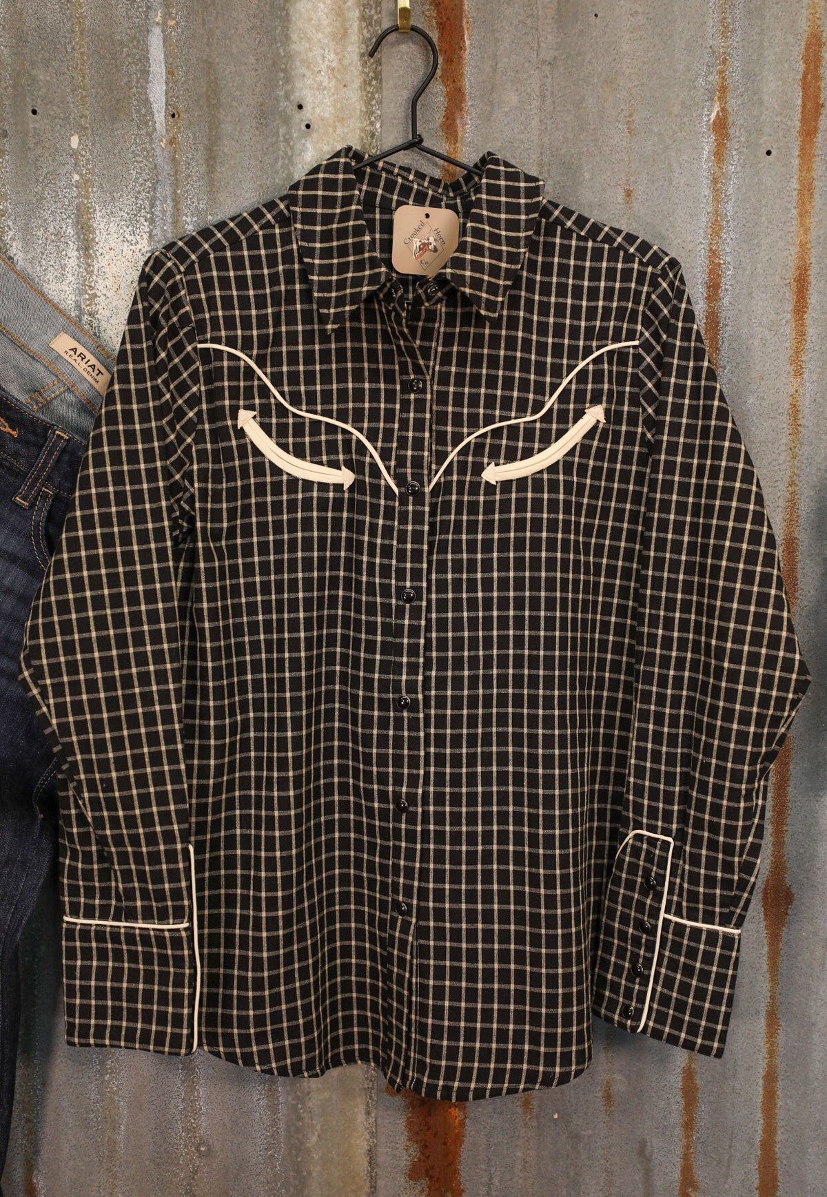 MOD Western Top-Shirts-Crooked Horn Company, Online Women's Fashion Boutique in San Tan Valley, Arizona 85140