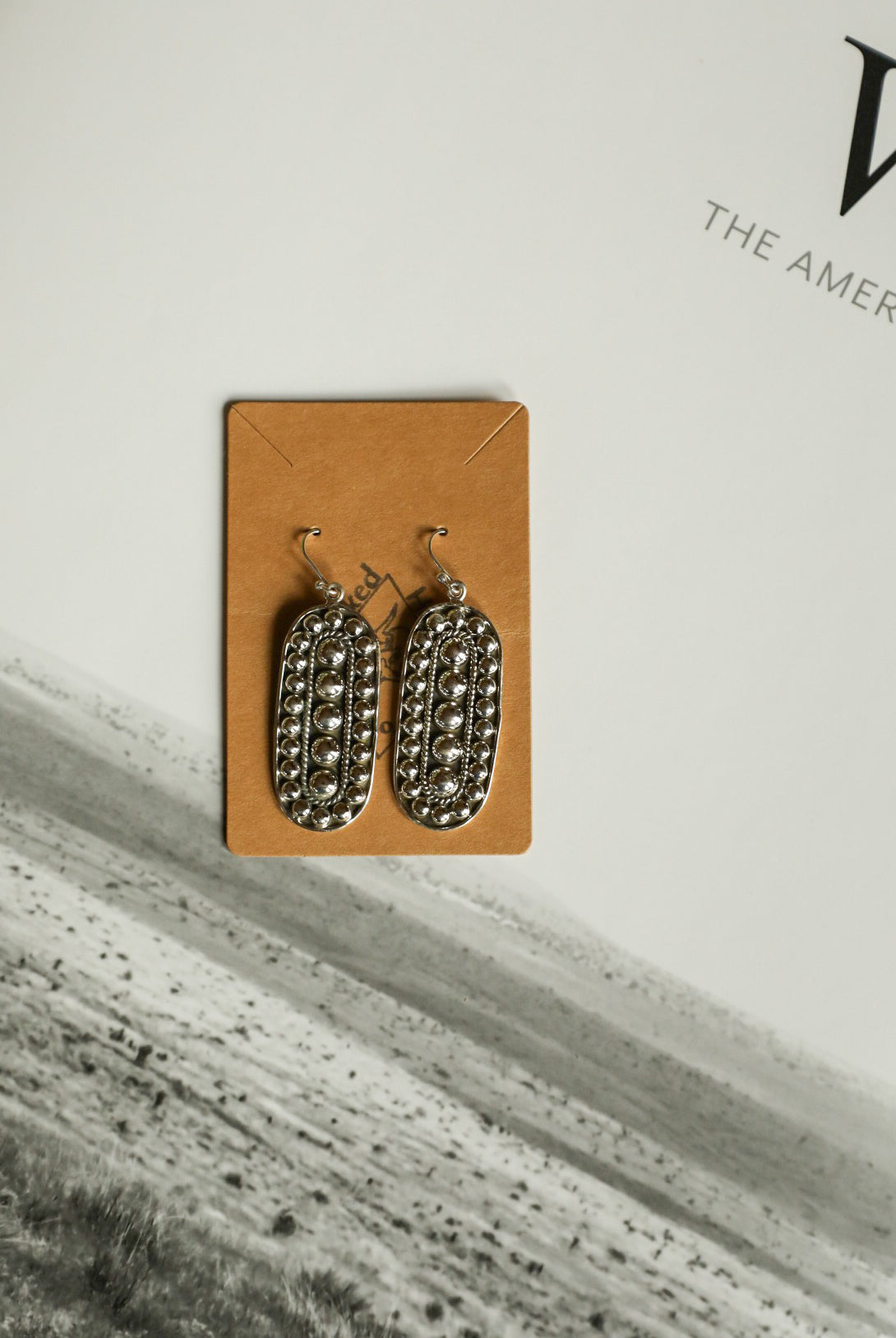 Oval Beaded Earrings-Jewelry-Crooked Horn Company, Online Women's Fashion Boutique in San Tan Valley, Arizona 85140