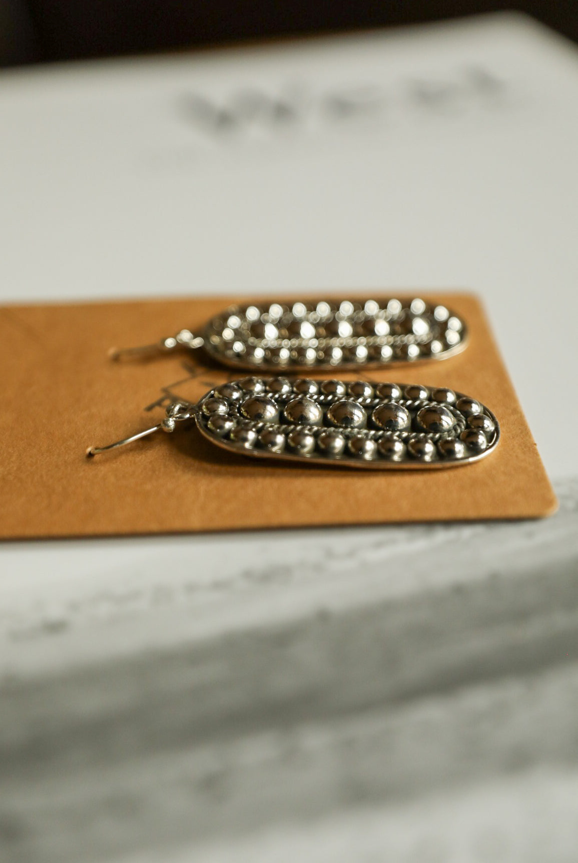 Oval Beaded Earrings-Jewelry-Crooked Horn Company, Online Women's Fashion Boutique in San Tan Valley, Arizona 85140