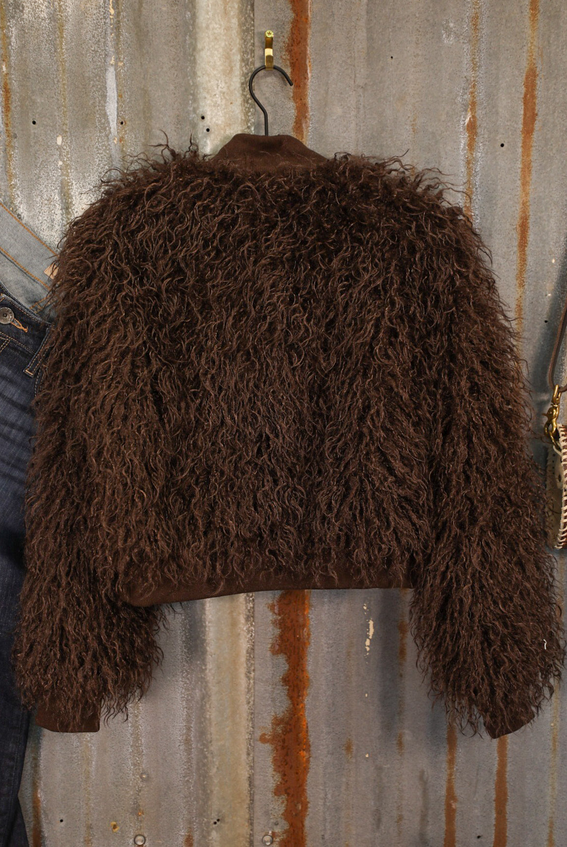 Luxe Cowgirl Faux Fur Jacket-Jacket-Crooked Horn Company, Online Women's Fashion Boutique in San Tan Valley, Arizona 85140
