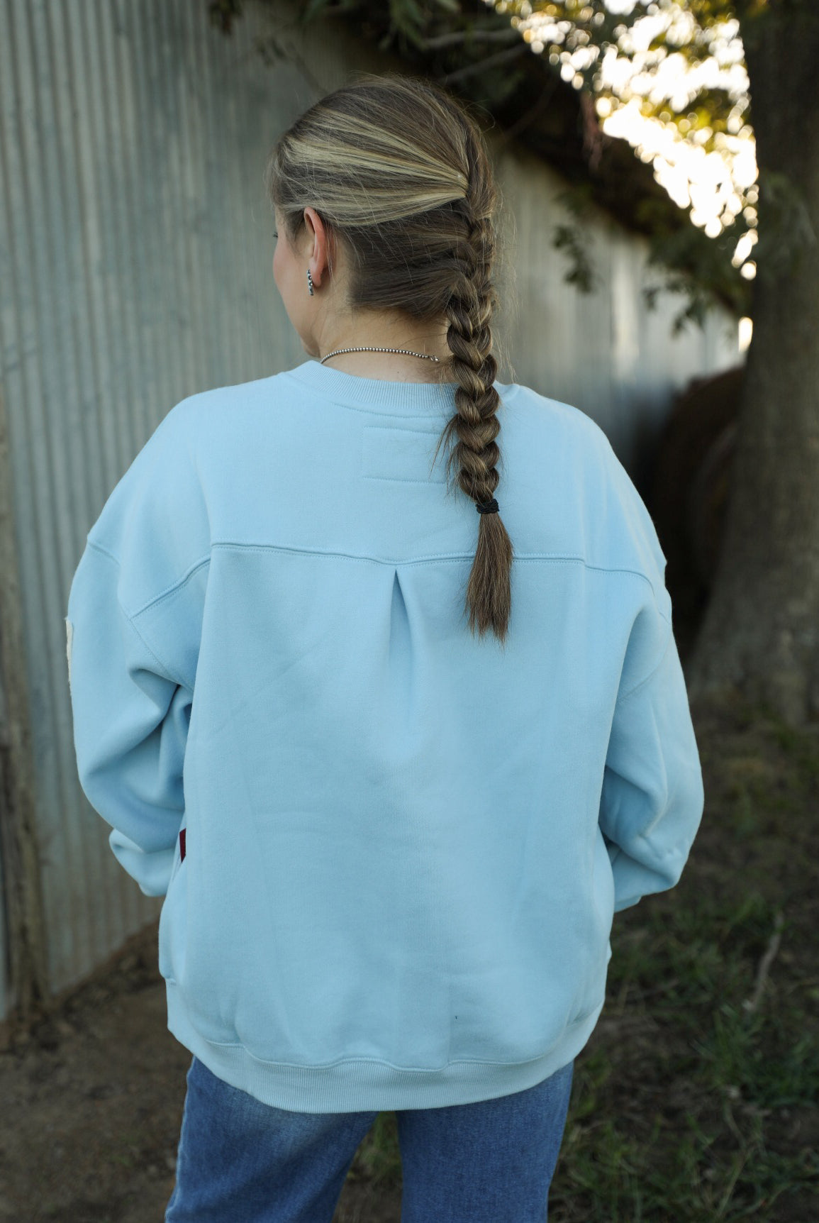 Saguaro Patch Sweatshirt-Shirts-Crooked Horn Company, Online Women's Fashion Boutique in San Tan Valley, Arizona 85140